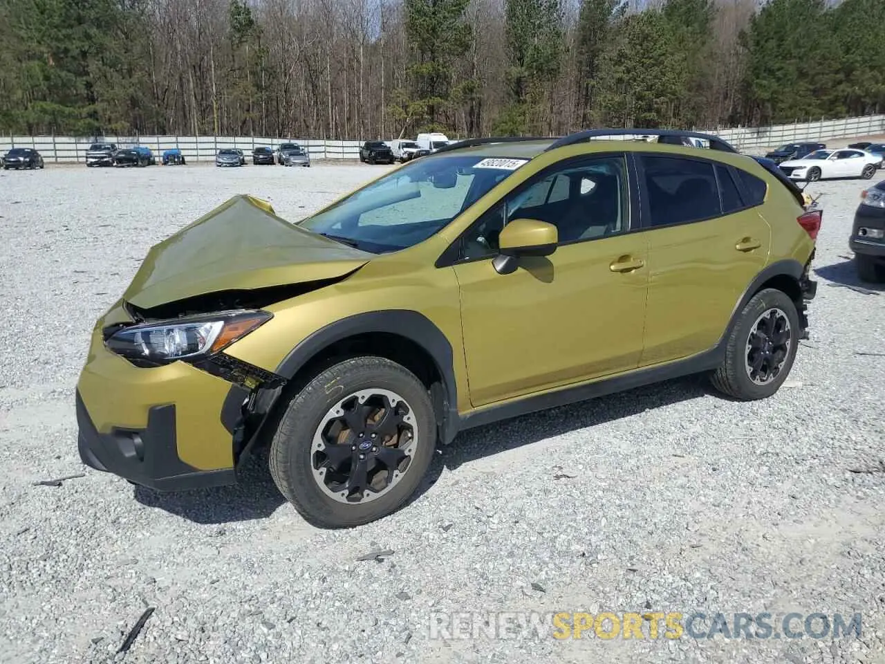 1 Photograph of a damaged car JF2GTAPC3MH236694 SUBARU CROSSTREK 2021