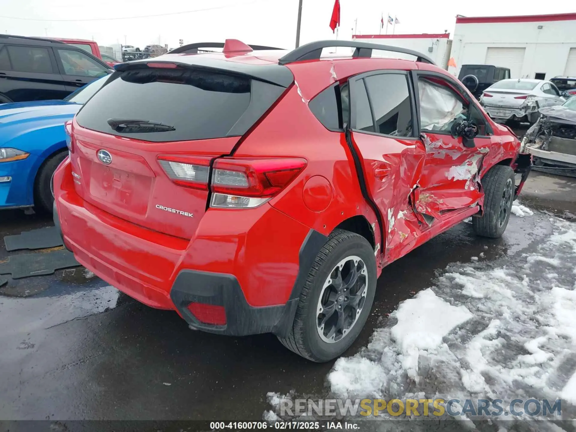 4 Photograph of a damaged car JF2GTAPC5M8328647 SUBARU CROSSTREK 2021