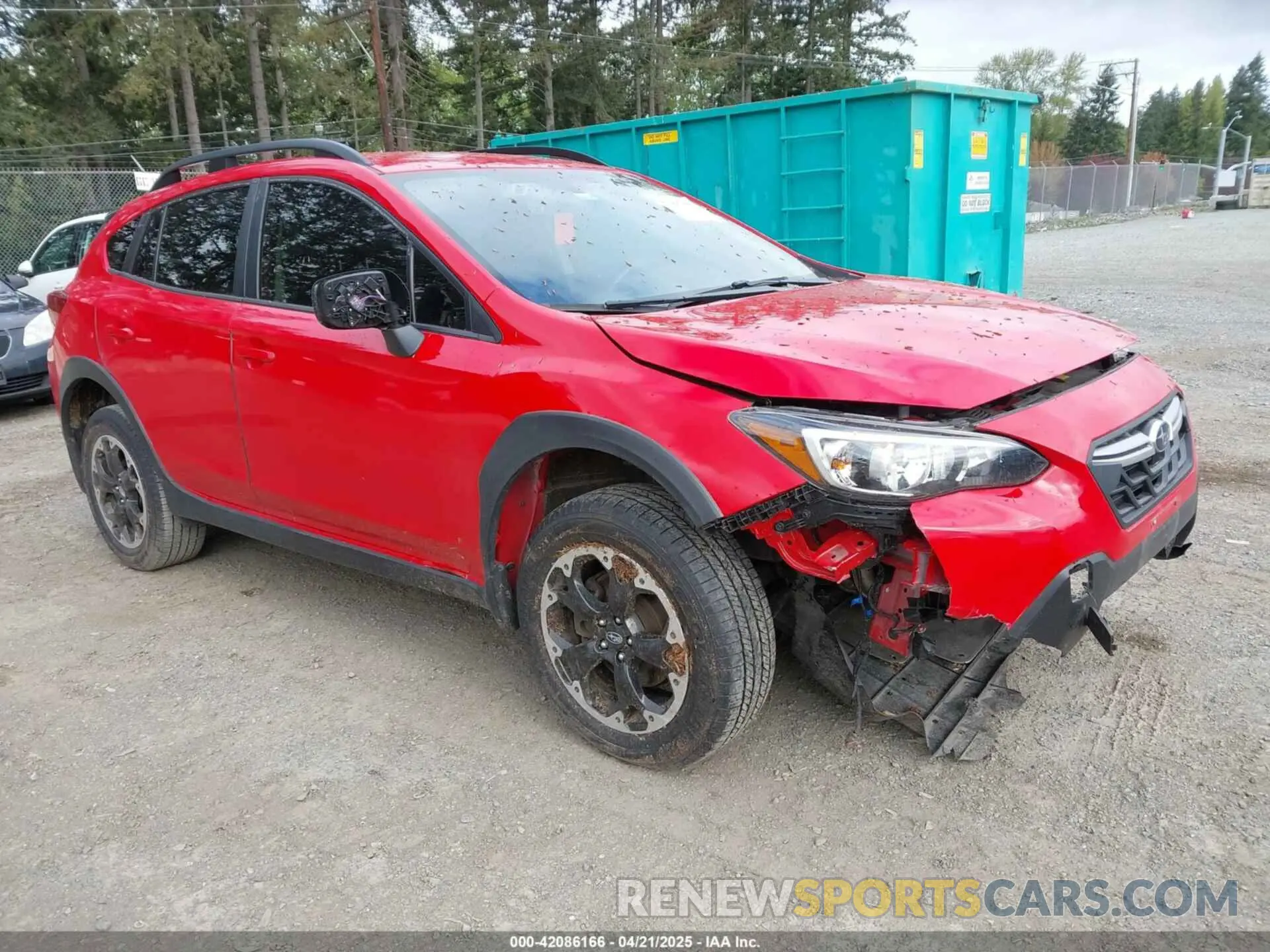 1 Photograph of a damaged car JF2GTAPC5M8656618 SUBARU CROSSTREK 2021