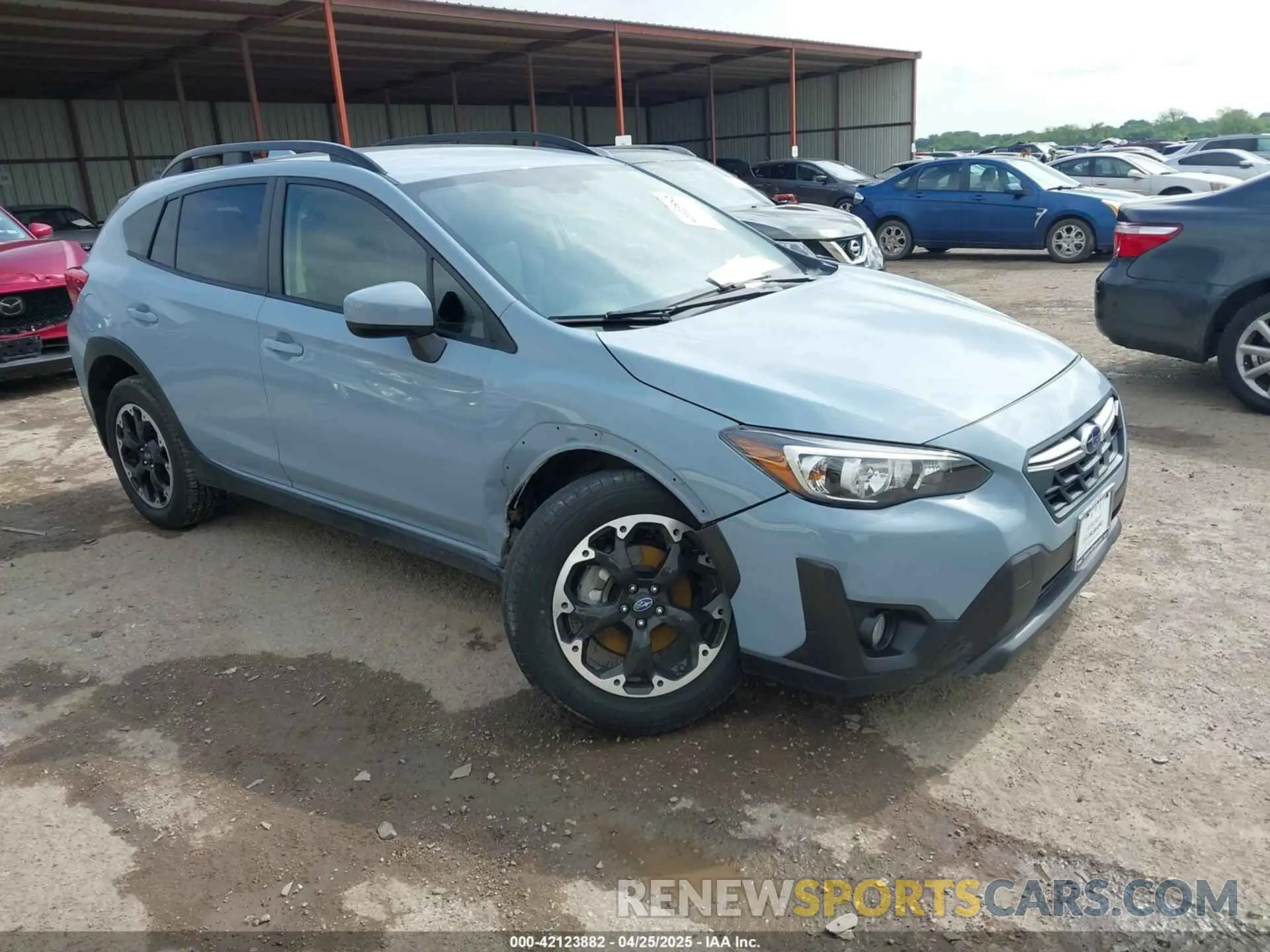 1 Photograph of a damaged car JF2GTAPC5MH651774 SUBARU CROSSTREK 2021