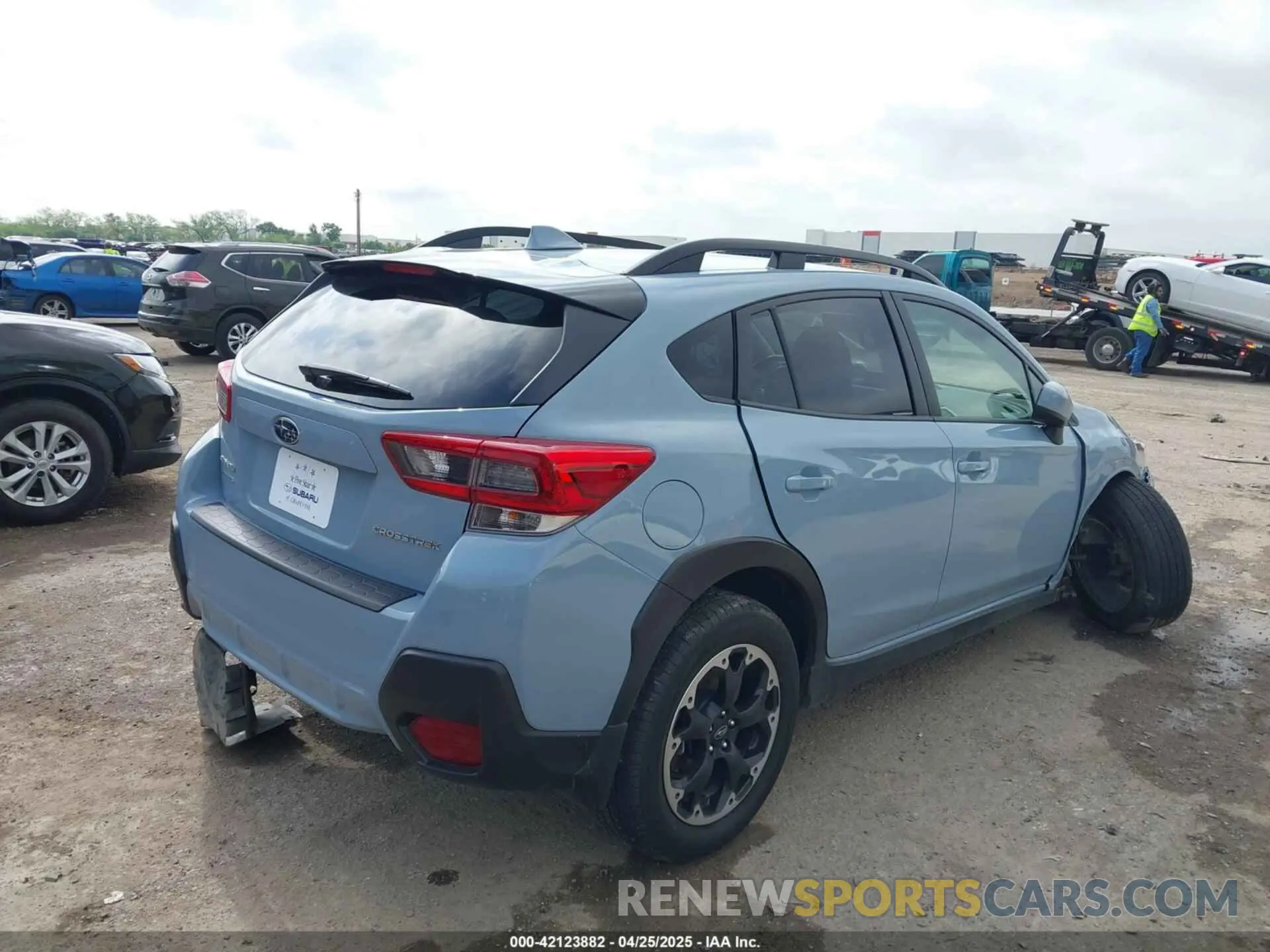 4 Photograph of a damaged car JF2GTAPC5MH651774 SUBARU CROSSTREK 2021