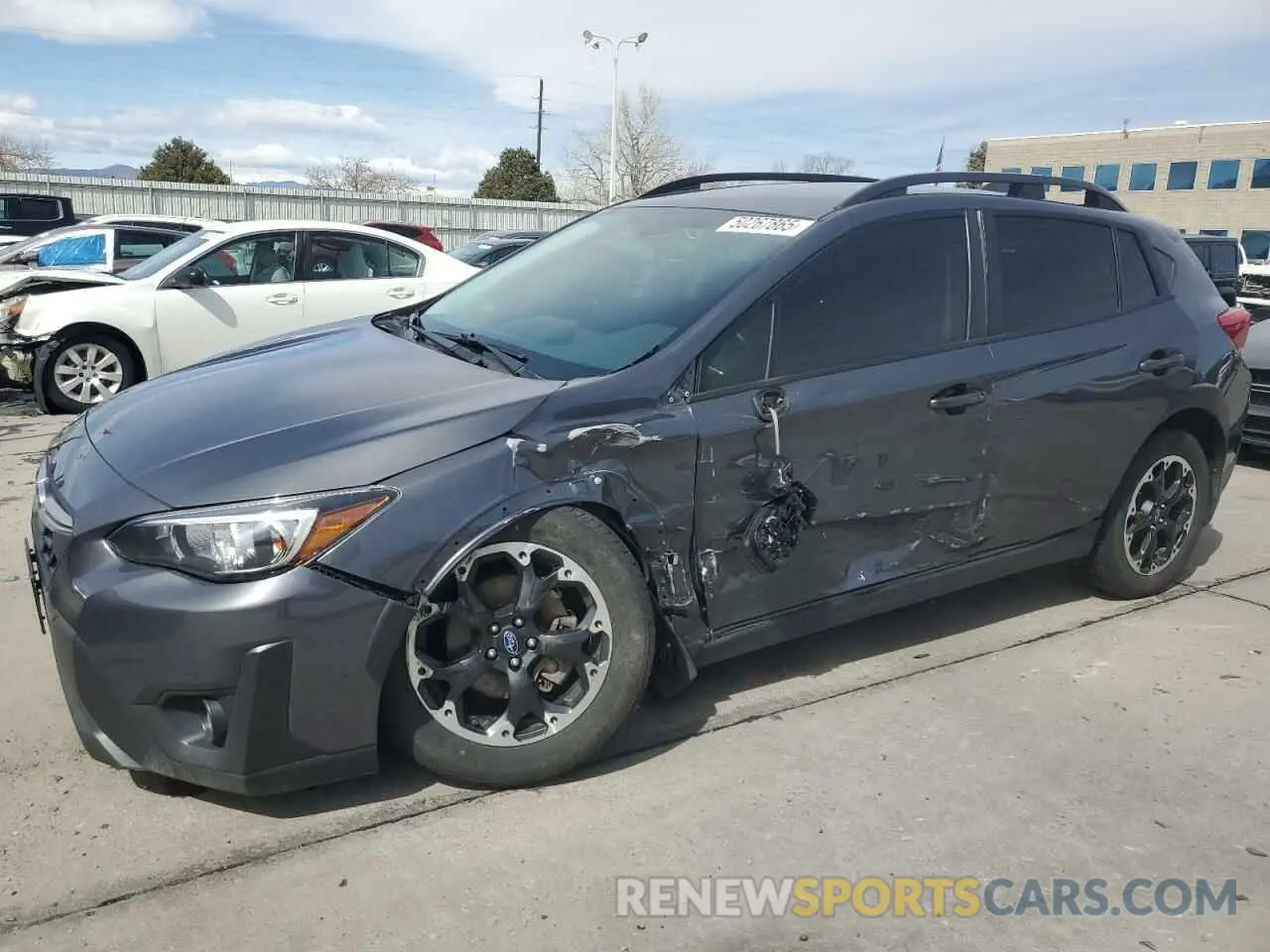 1 Photograph of a damaged car JF2GTAPC6M8393670 SUBARU CROSSTREK 2021
