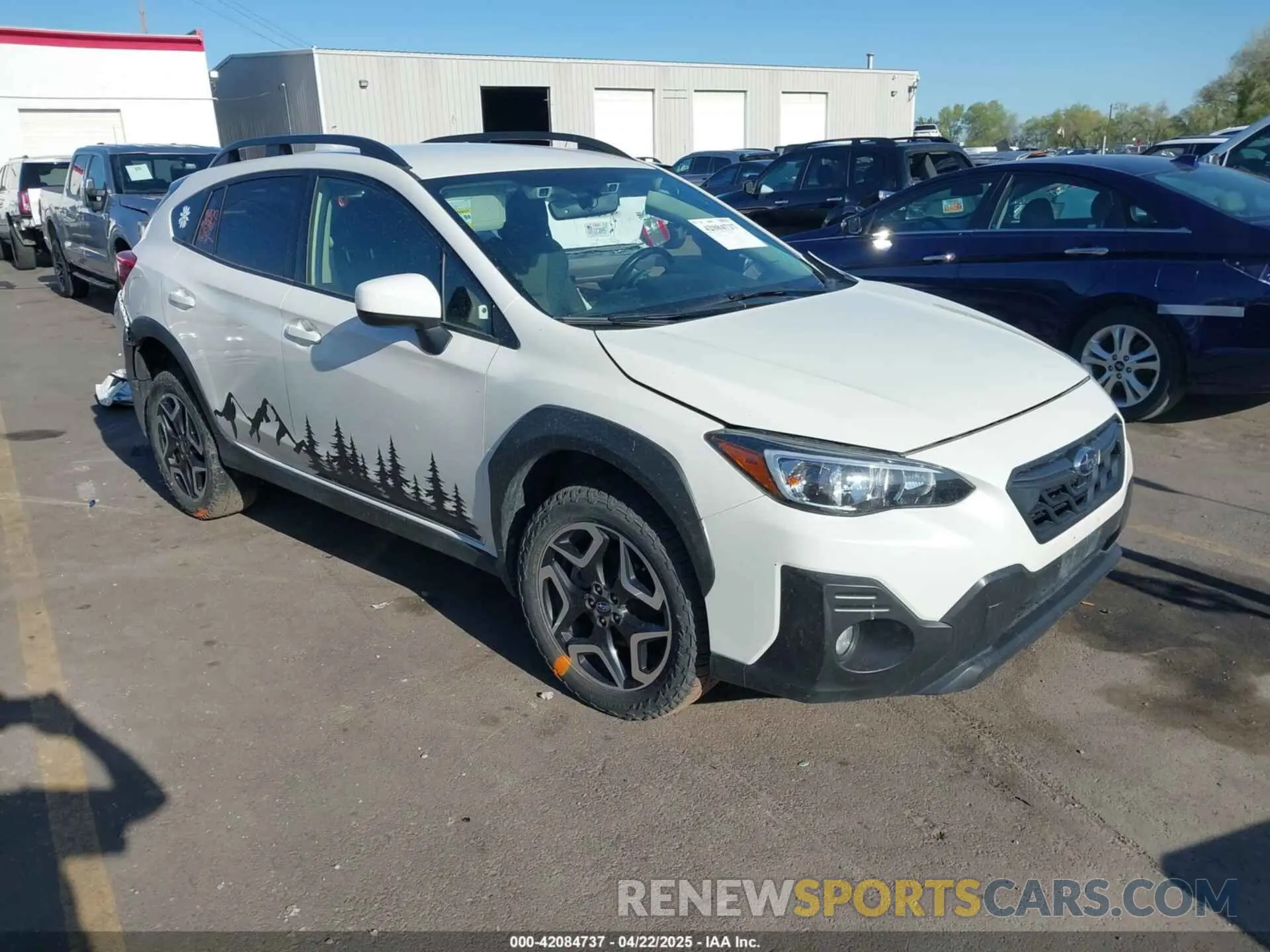 1 Photograph of a damaged car JF2GTAPC8M8262207 SUBARU CROSSTREK 2021
