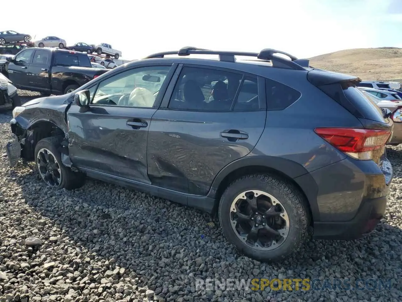 2 Photograph of a damaged car JF2GTAPC8MH661327 SUBARU CROSSTREK 2021