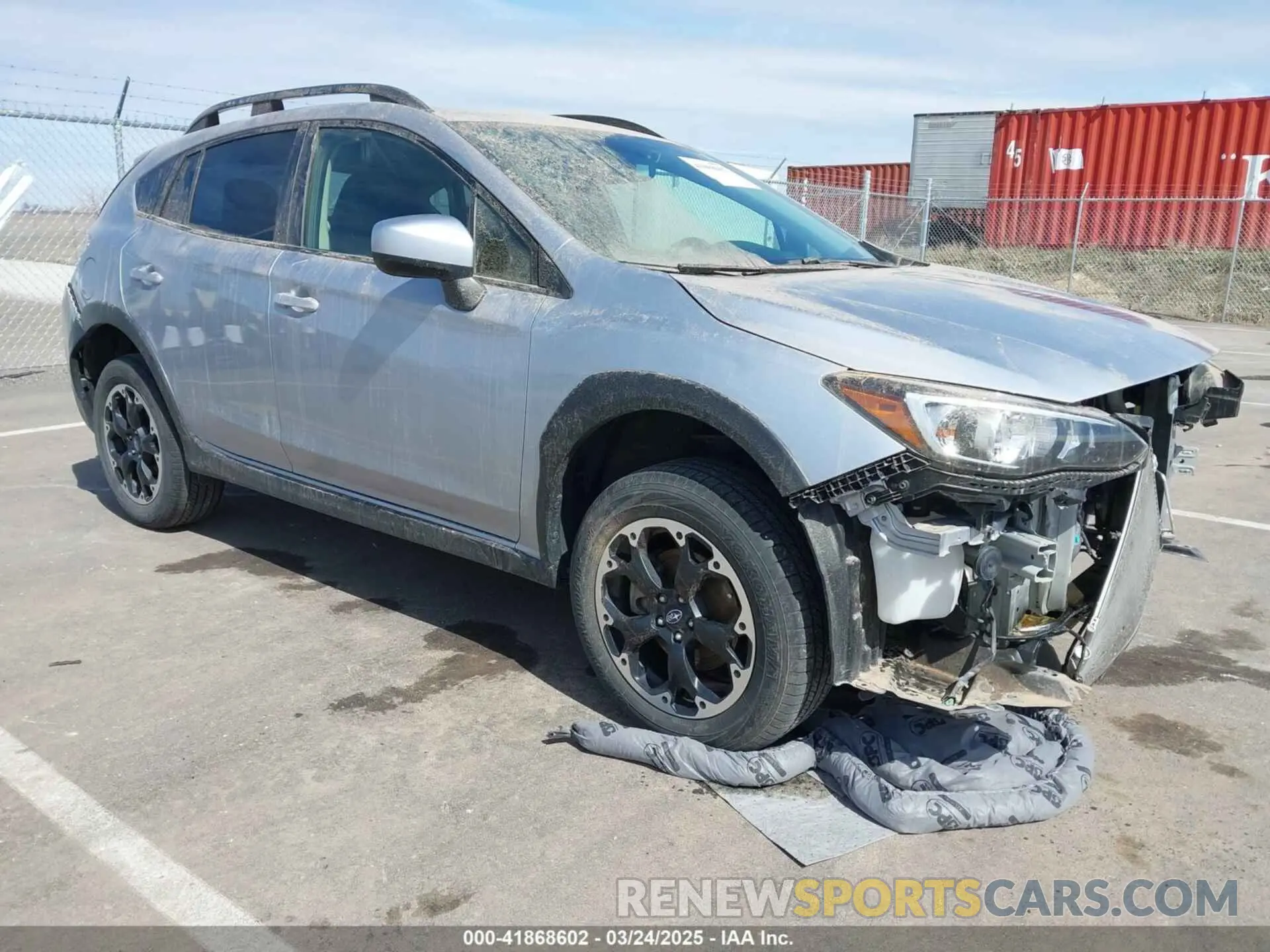 1 Photograph of a damaged car JF2GTAPC9M8240667 SUBARU CROSSTREK 2021