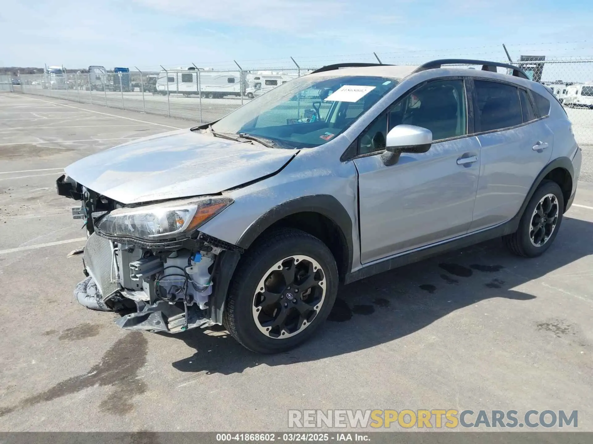 2 Photograph of a damaged car JF2GTAPC9M8240667 SUBARU CROSSTREK 2021