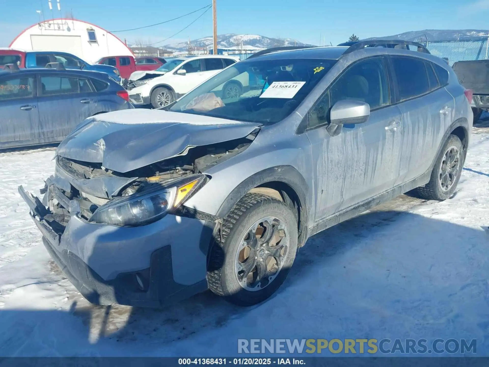 2 Photograph of a damaged car JF2GTAPC9M8653043 SUBARU CROSSTREK 2021