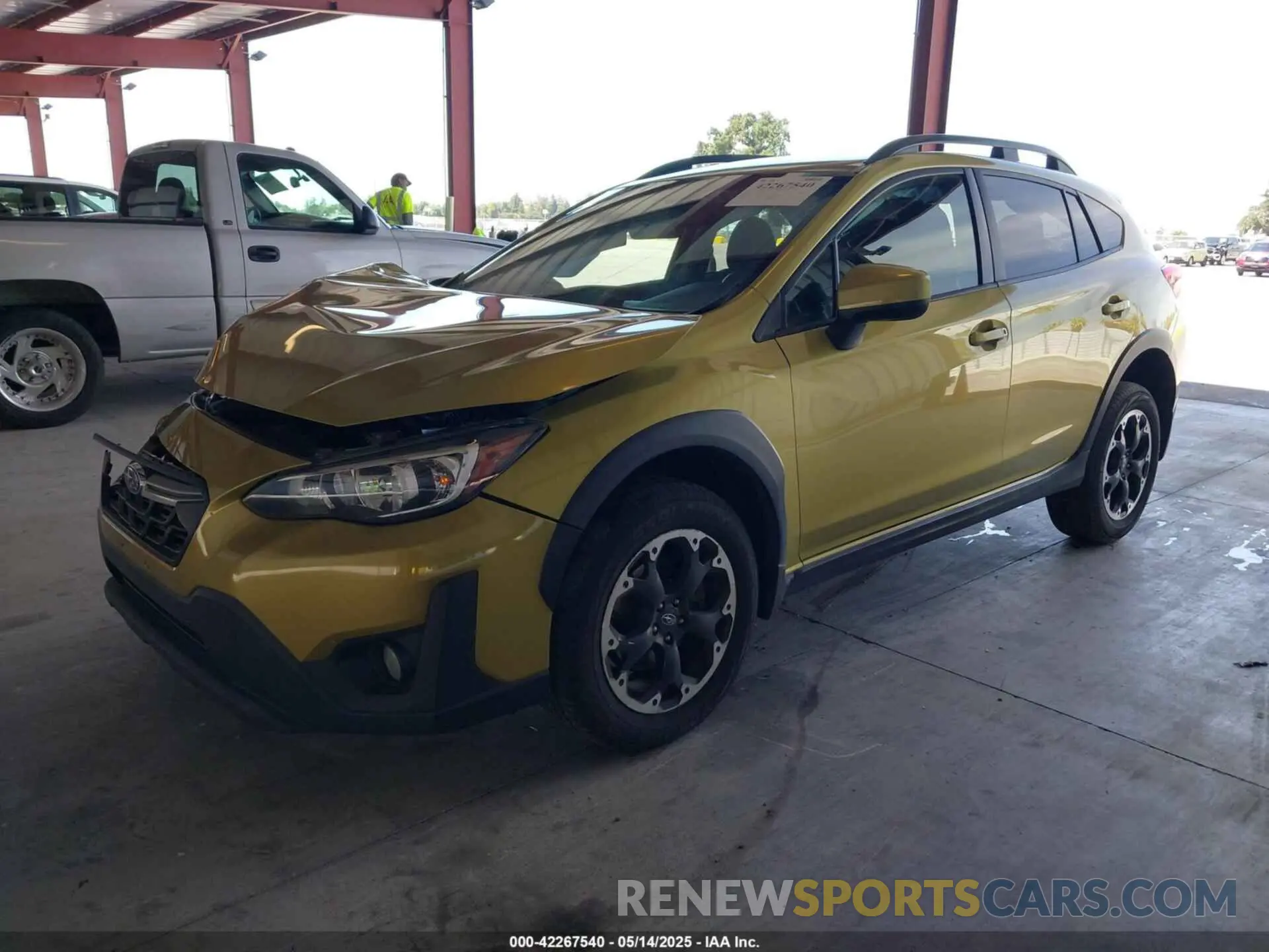 2 Photograph of a damaged car JF2GTAPC9MH348352 SUBARU CROSSTREK 2021