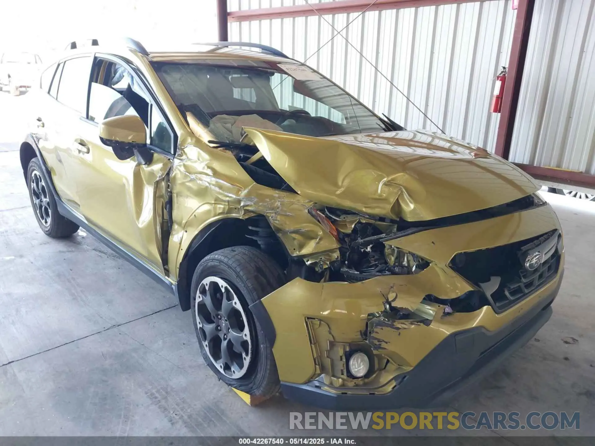 6 Photograph of a damaged car JF2GTAPC9MH348352 SUBARU CROSSTREK 2021
