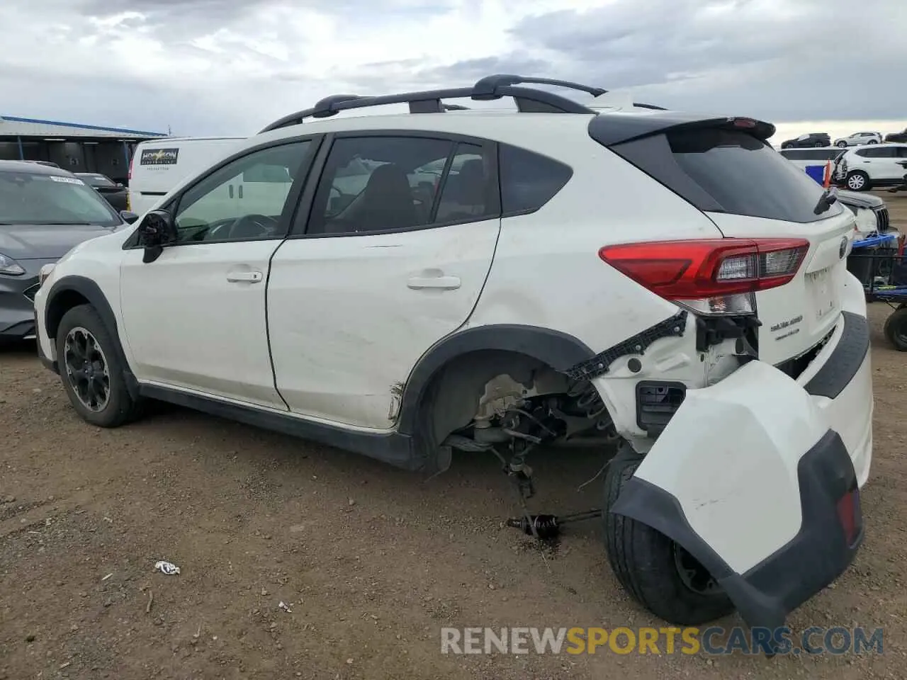 2 Photograph of a damaged car JF2GTAPCXM8666528 SUBARU CROSSTREK 2021