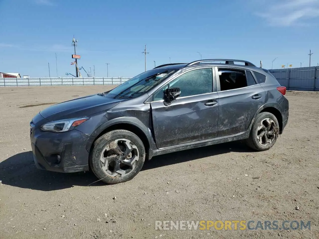 1 Photograph of a damaged car JF2GTHMC0M8228470 SUBARU CROSSTREK 2021