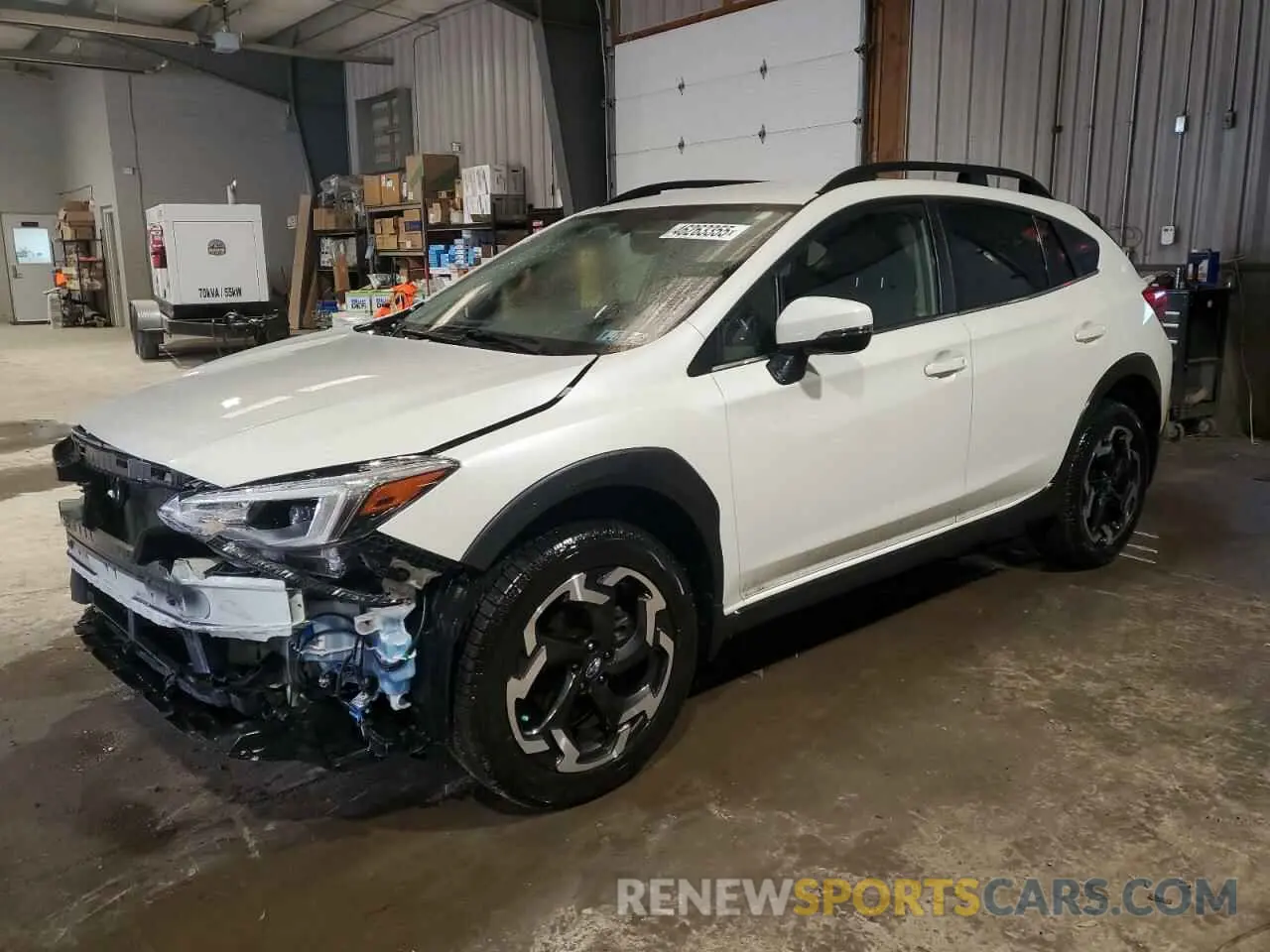 1 Photograph of a damaged car JF2GTHMC0M8327077 SUBARU CROSSTREK 2021