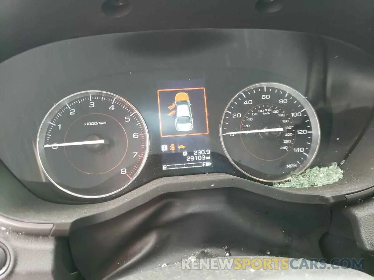 9 Photograph of a damaged car JF2GTHMC0M8669175 SUBARU CROSSTREK 2021