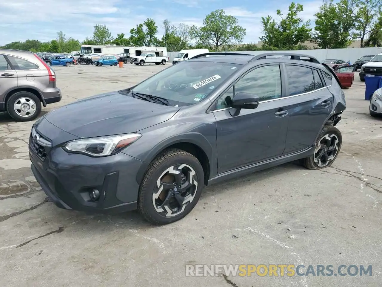 1 Photograph of a damaged car JF2GTHMC1M8240997 SUBARU CROSSTREK 2021