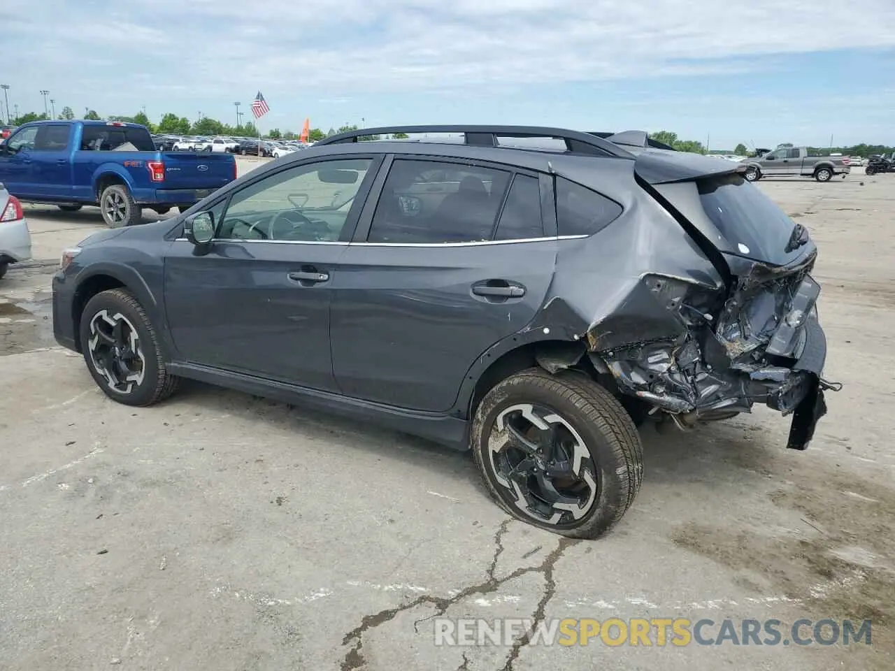 2 Photograph of a damaged car JF2GTHMC1M8240997 SUBARU CROSSTREK 2021