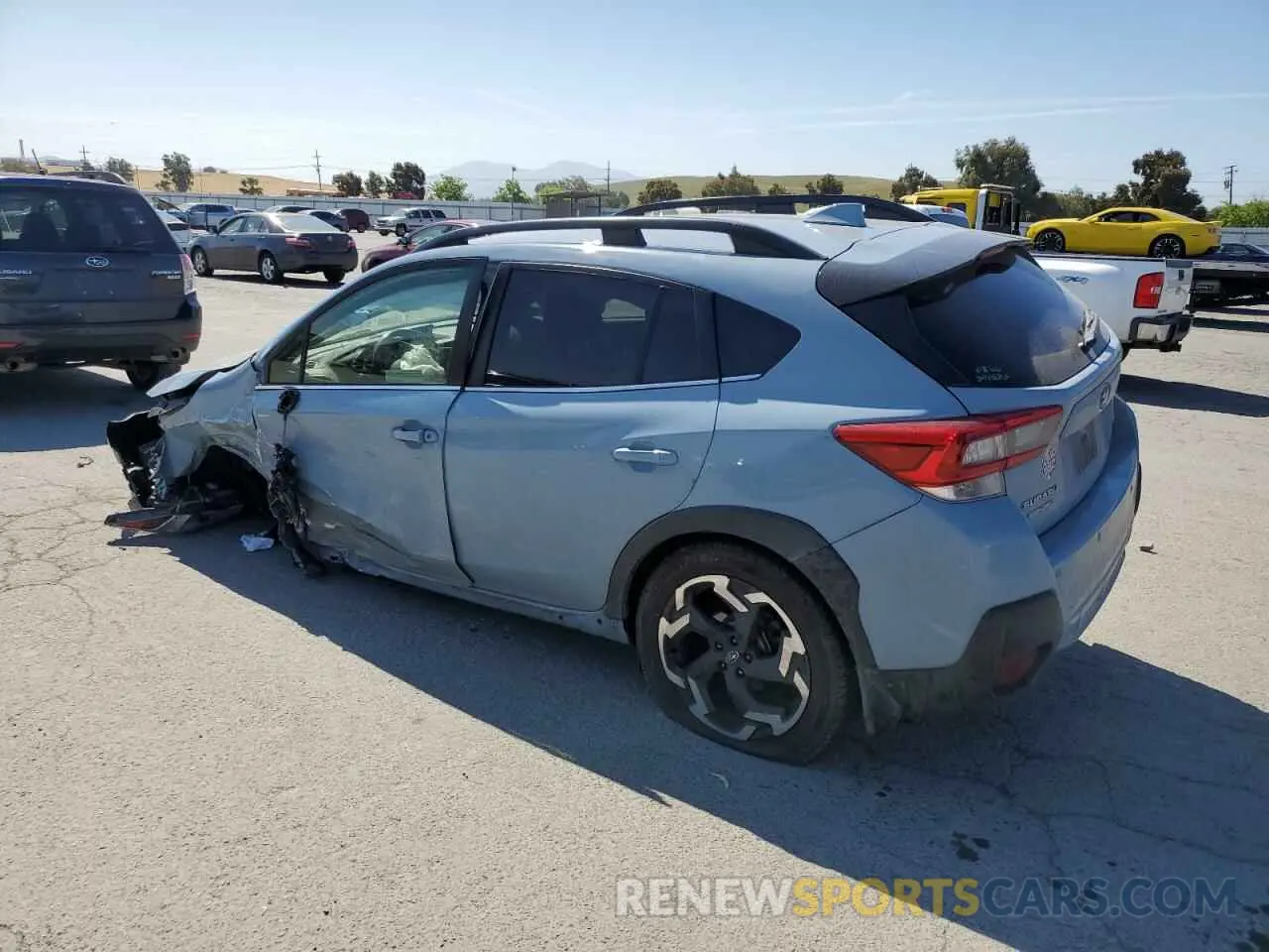 2 Photograph of a damaged car JF2GTHMC2M8247005 SUBARU CROSSTREK 2021