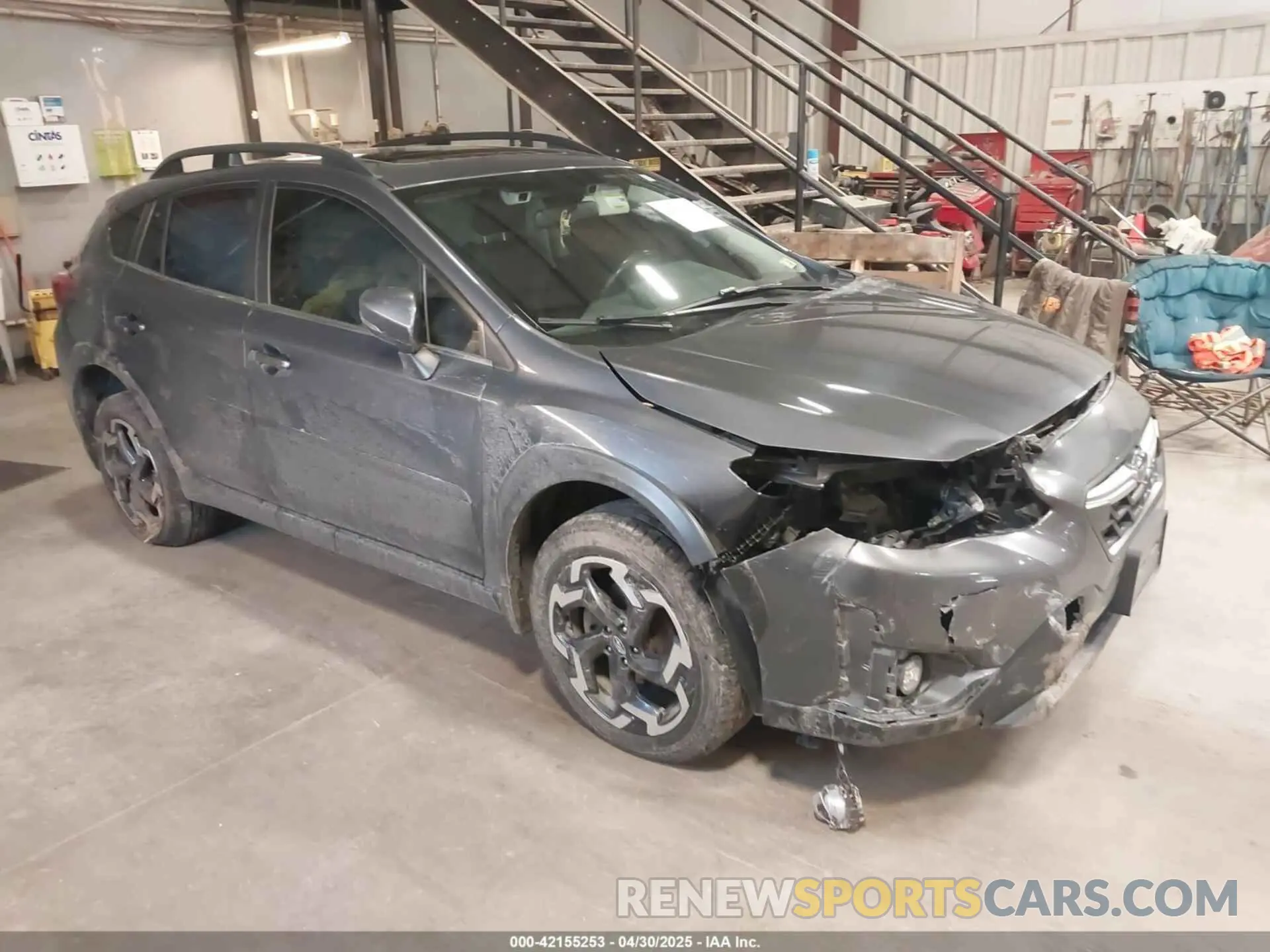 1 Photograph of a damaged car JF2GTHMC2M8279601 SUBARU CROSSTREK 2021