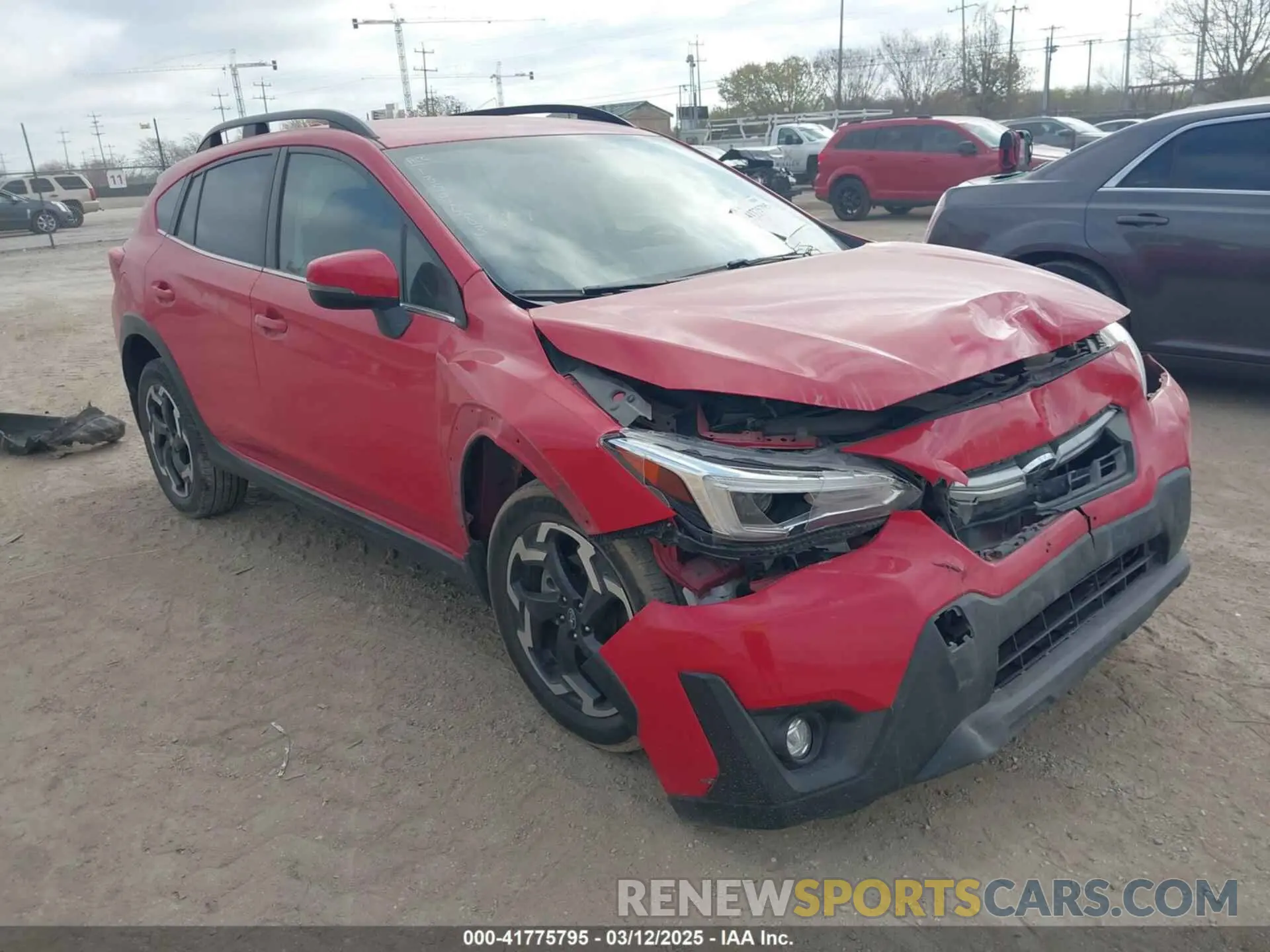 1 Photograph of a damaged car JF2GTHMC2MH203795 SUBARU CROSSTREK 2021