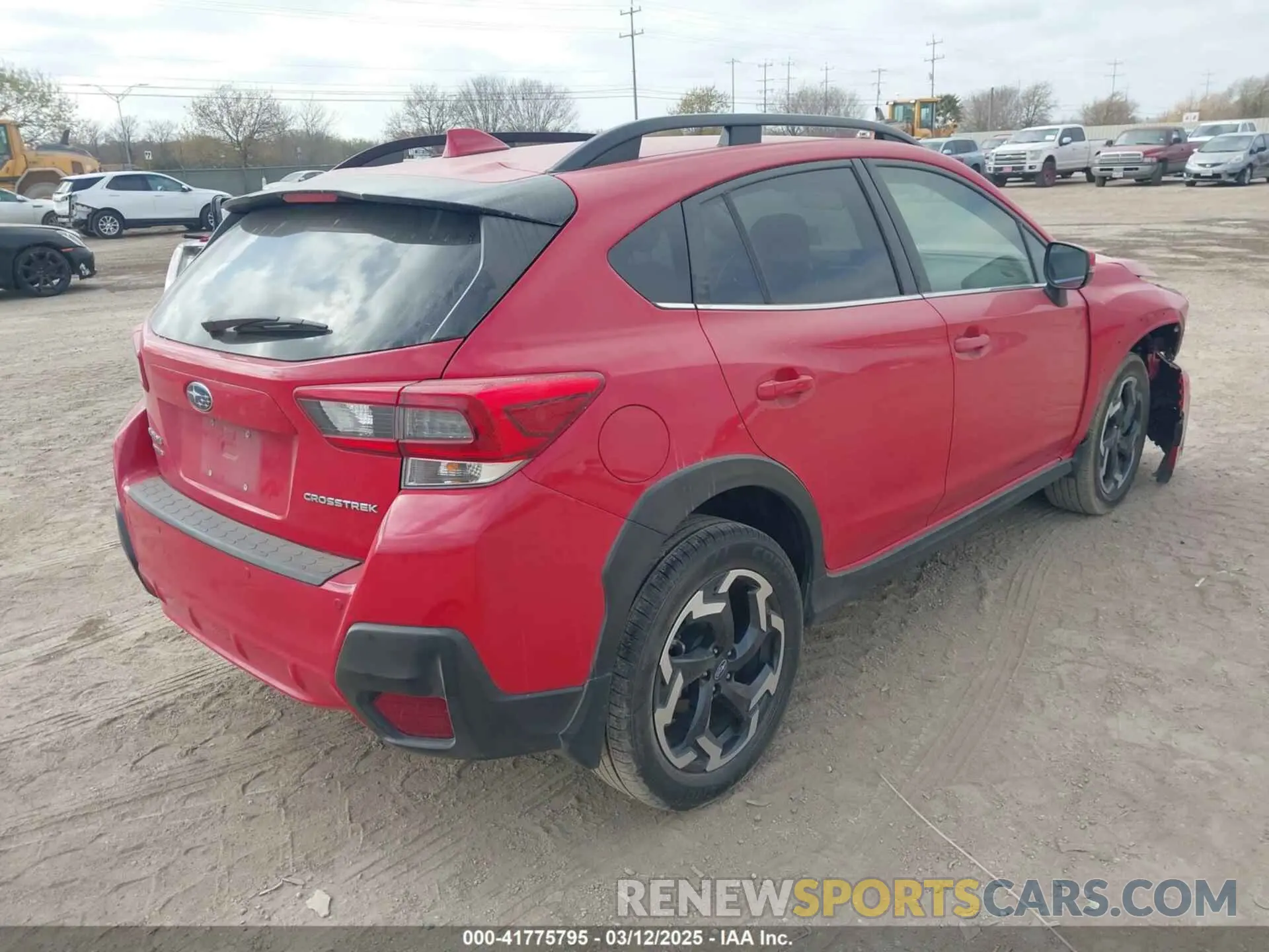 4 Photograph of a damaged car JF2GTHMC2MH203795 SUBARU CROSSTREK 2021