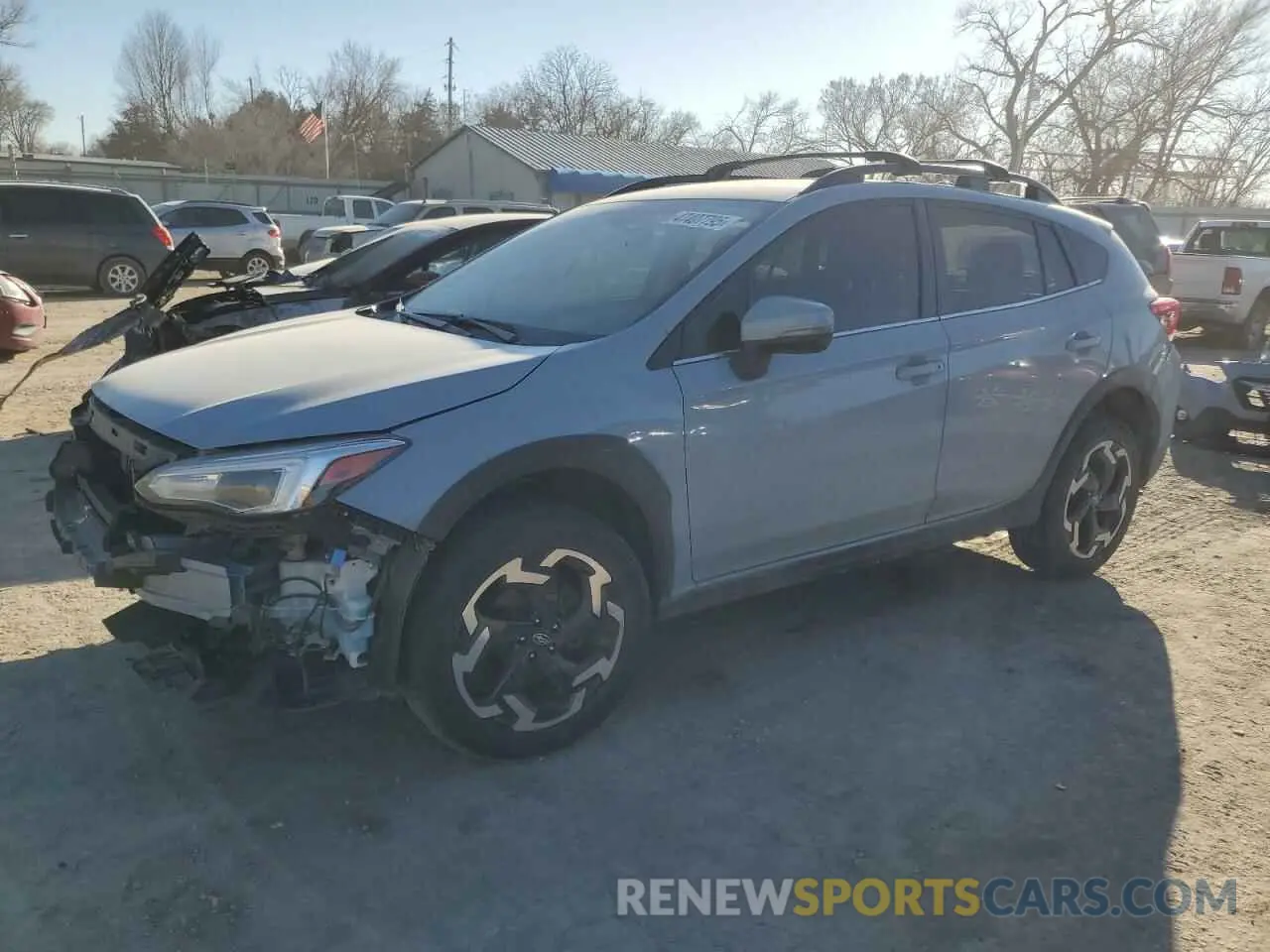 1 Photograph of a damaged car JF2GTHMC6M8680679 SUBARU CROSSTREK 2021