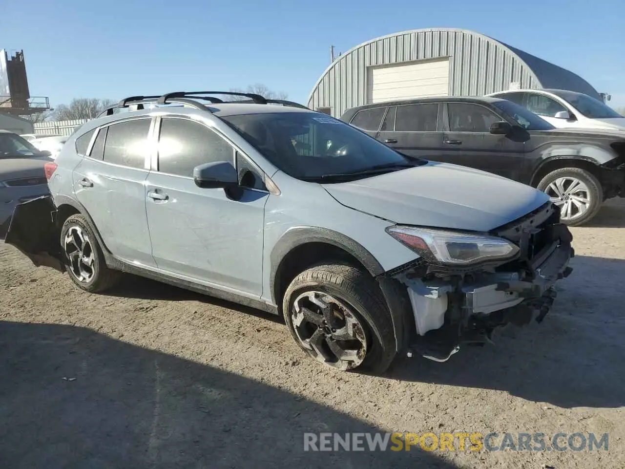 4 Photograph of a damaged car JF2GTHMC6M8680679 SUBARU CROSSTREK 2021