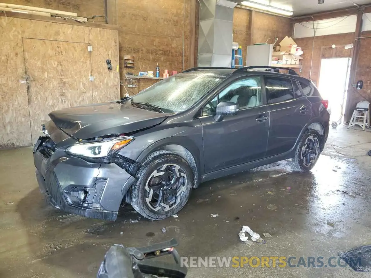 1 Photograph of a damaged car JF2GTHMC6MH228943 SUBARU CROSSTREK 2021