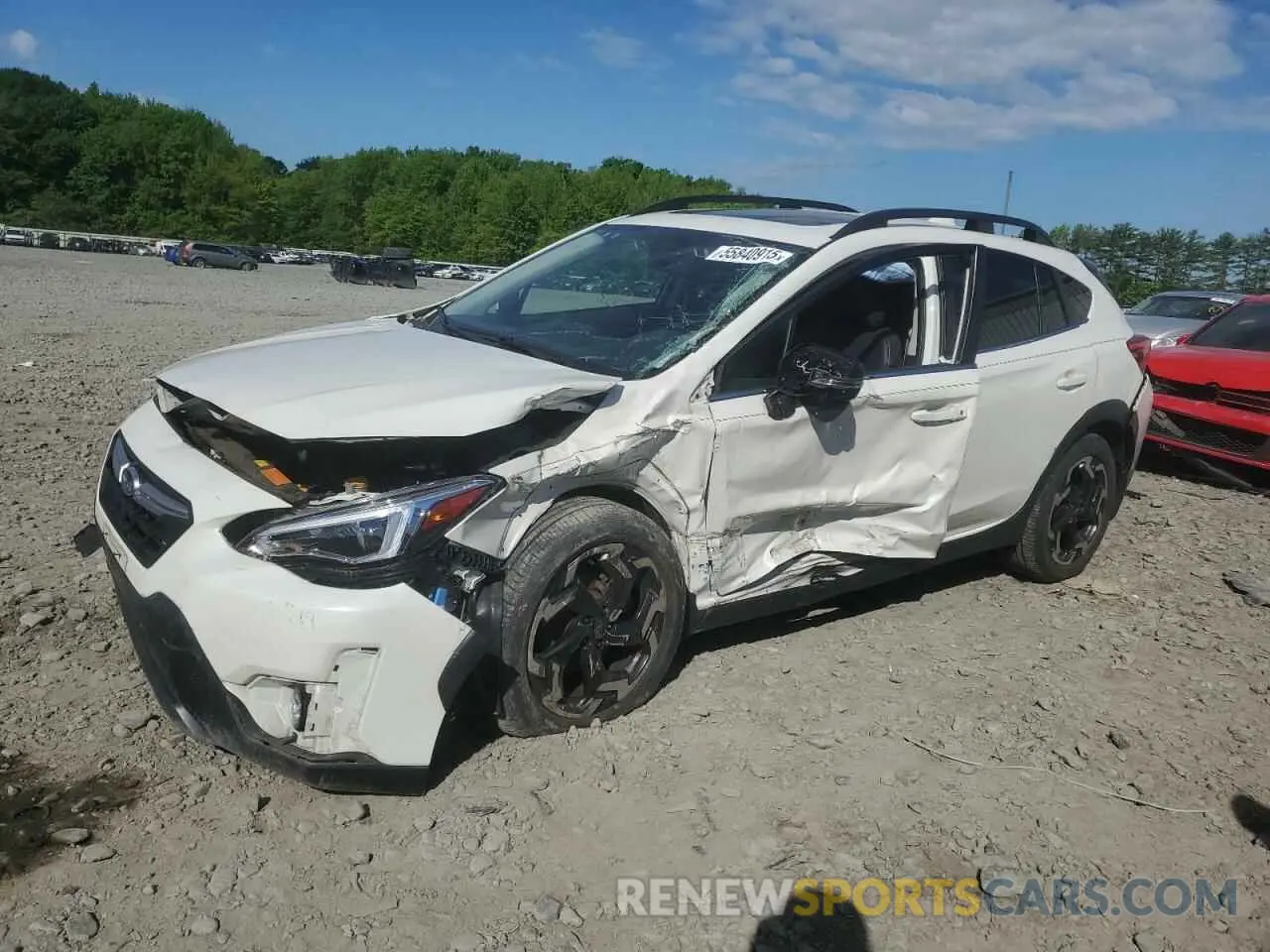 1 Photograph of a damaged car JF2GTHMC7M8224576 SUBARU CROSSTREK 2021