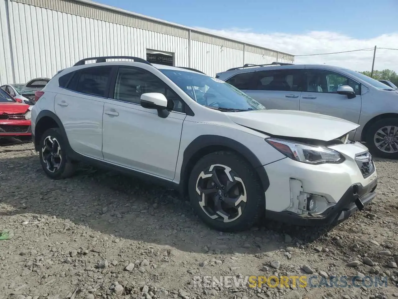 4 Photograph of a damaged car JF2GTHMC7M8224576 SUBARU CROSSTREK 2021