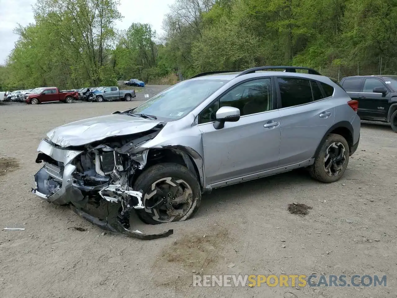 1 Photograph of a damaged car JF2GTHMC7M8286740 SUBARU CROSSTREK 2021