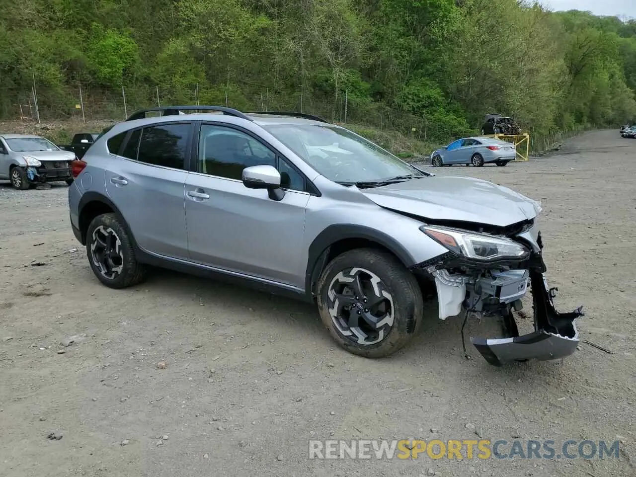 4 Photograph of a damaged car JF2GTHMC7M8286740 SUBARU CROSSTREK 2021