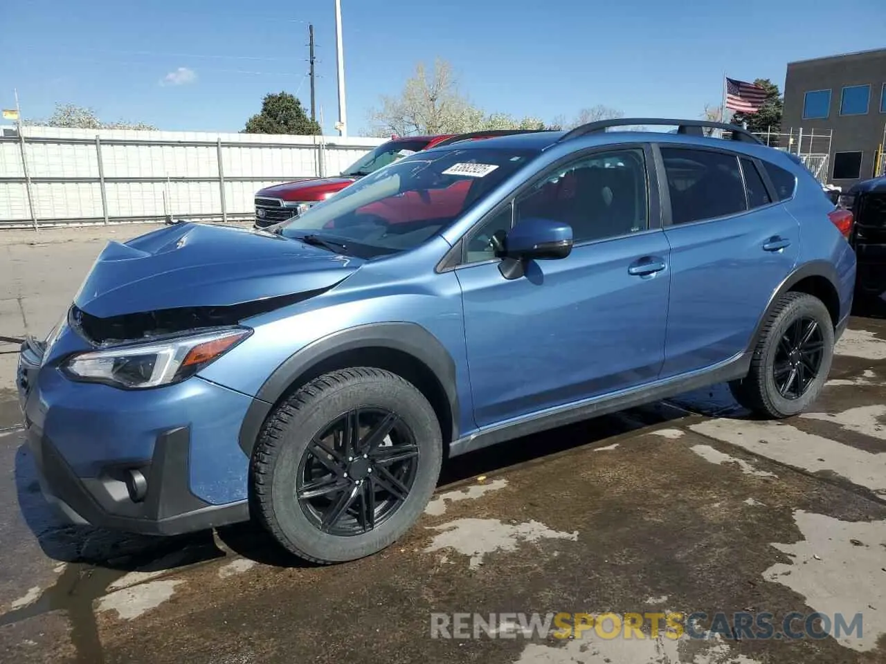 1 Photograph of a damaged car JF2GTHMC7MH665530 SUBARU CROSSTREK 2021