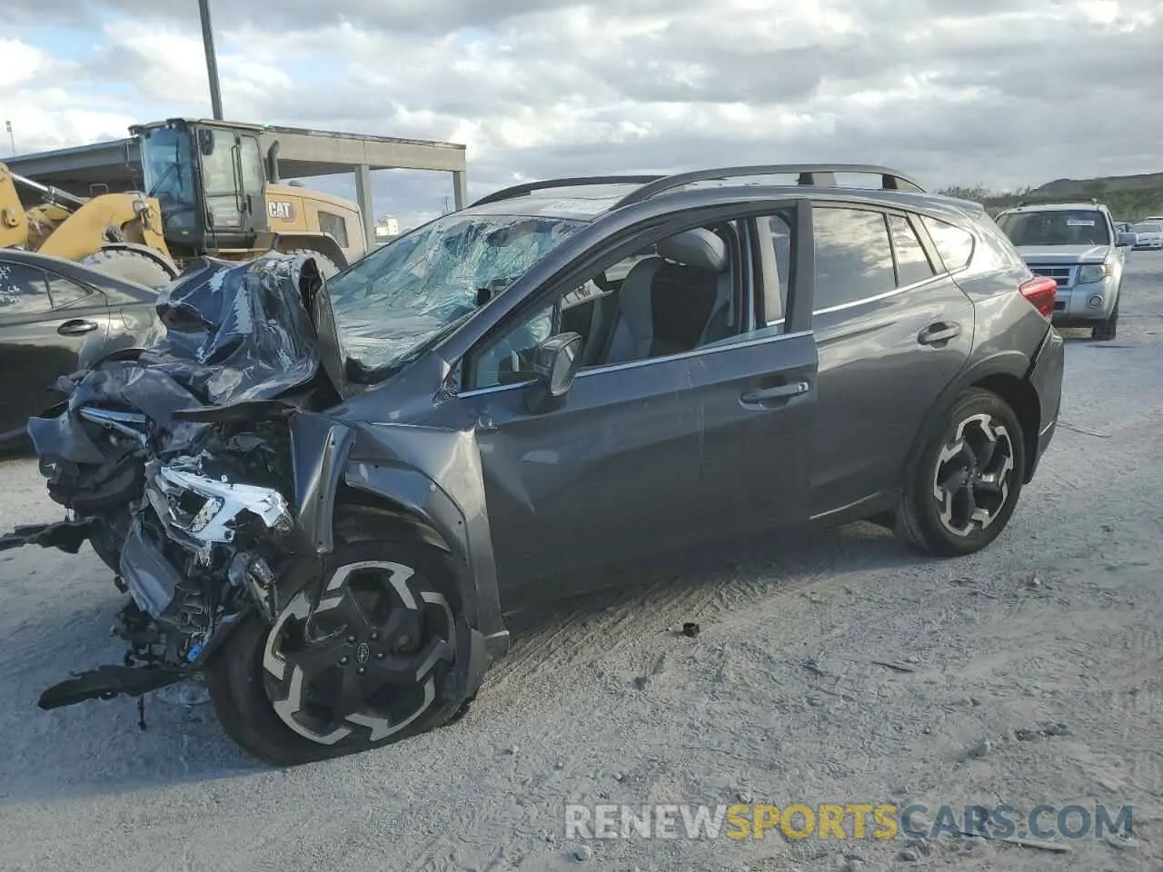 1 Photograph of a damaged car JF2GTHMCXM8393751 SUBARU CROSSTREK 2021