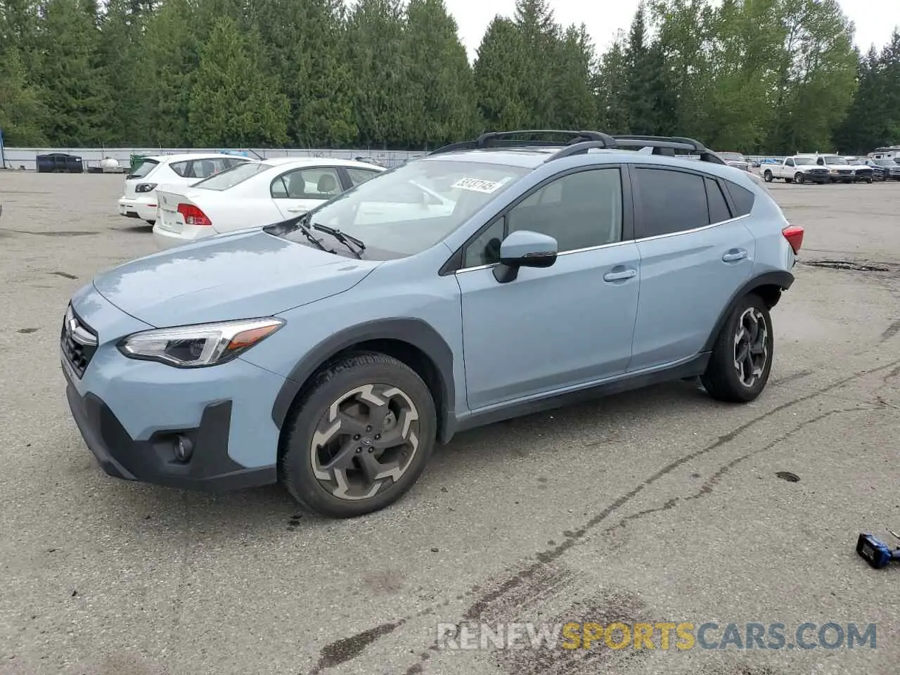 1 Photograph of a damaged car JF2GTHNC2M8277541 SUBARU CROSSTREK 2021