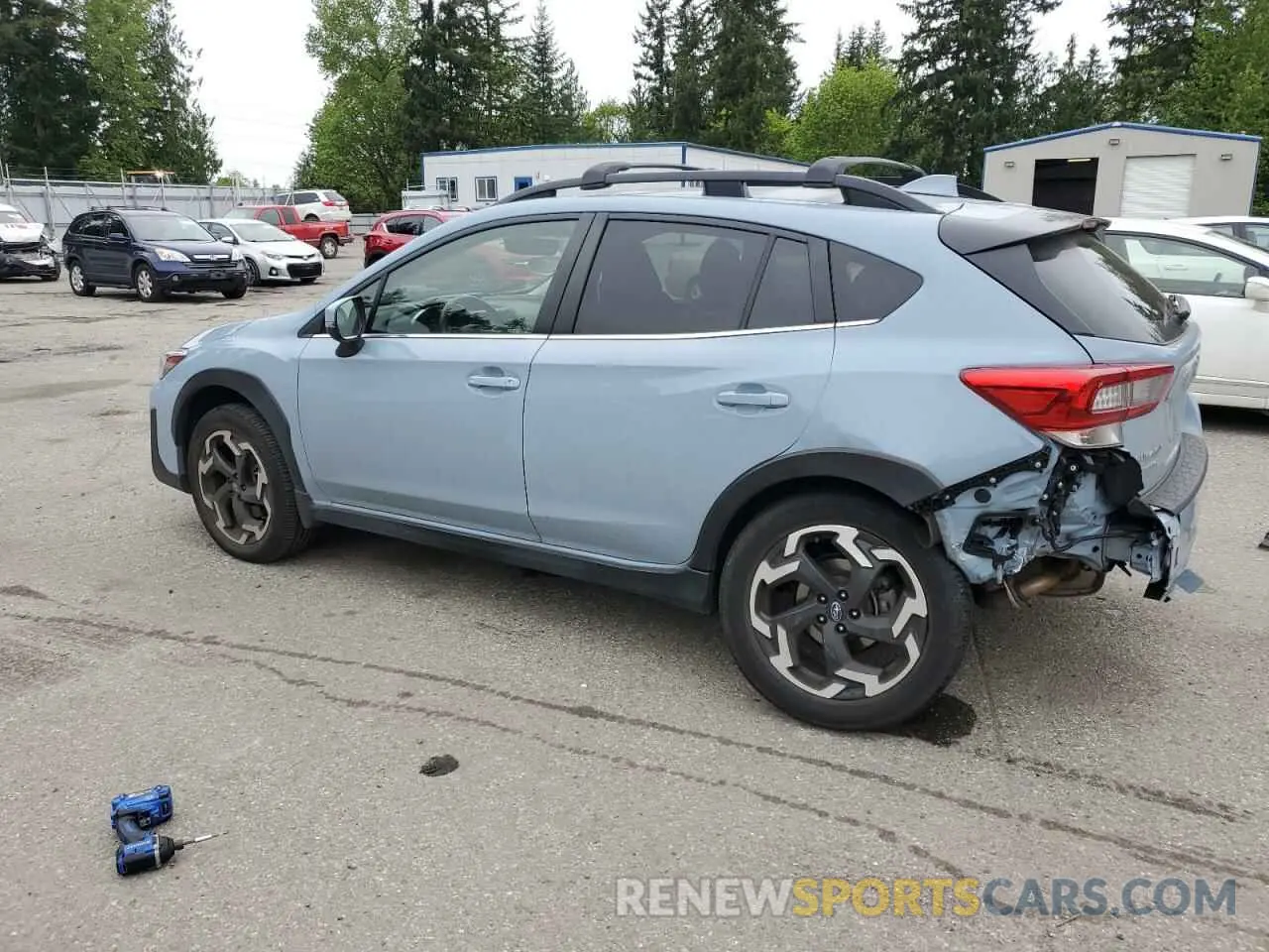 2 Photograph of a damaged car JF2GTHNC2M8277541 SUBARU CROSSTREK 2021