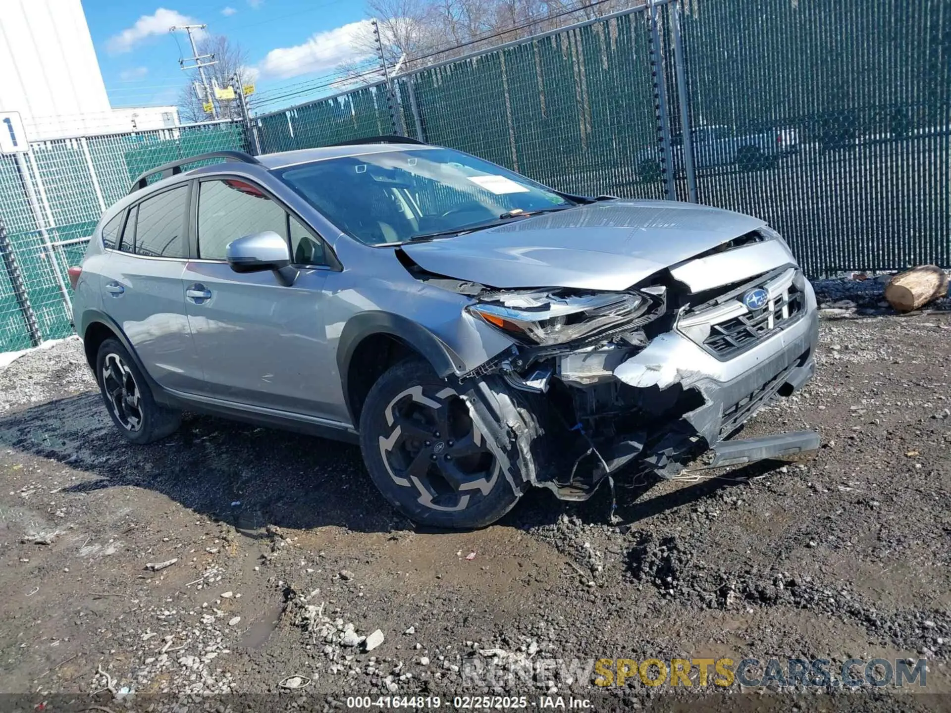 1 Photograph of a damaged car JF2GTHNC6M8396967 SUBARU CROSSTREK 2021