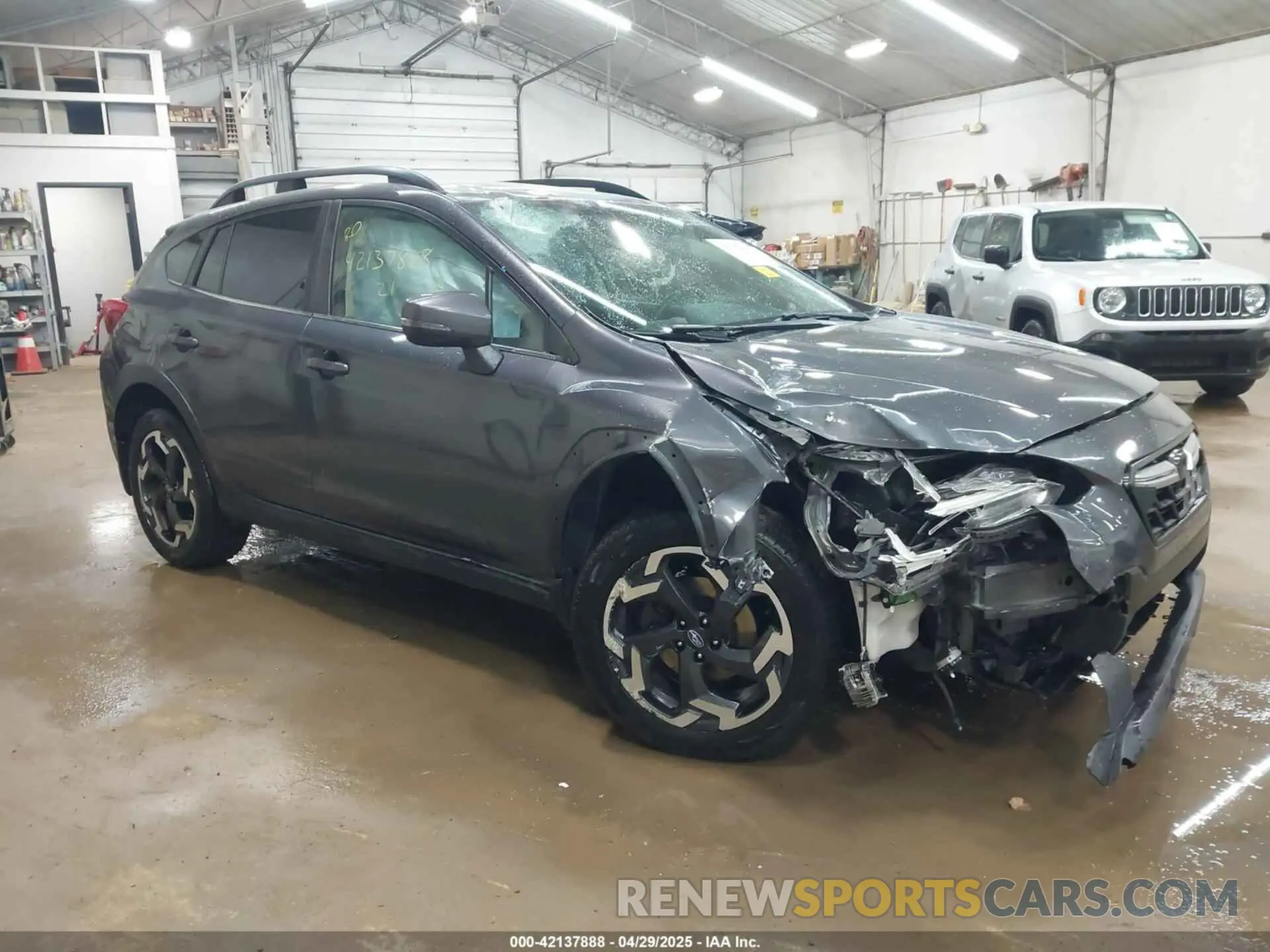 1 Photograph of a damaged car JF2GTHNC8M8283568 SUBARU CROSSTREK 2021