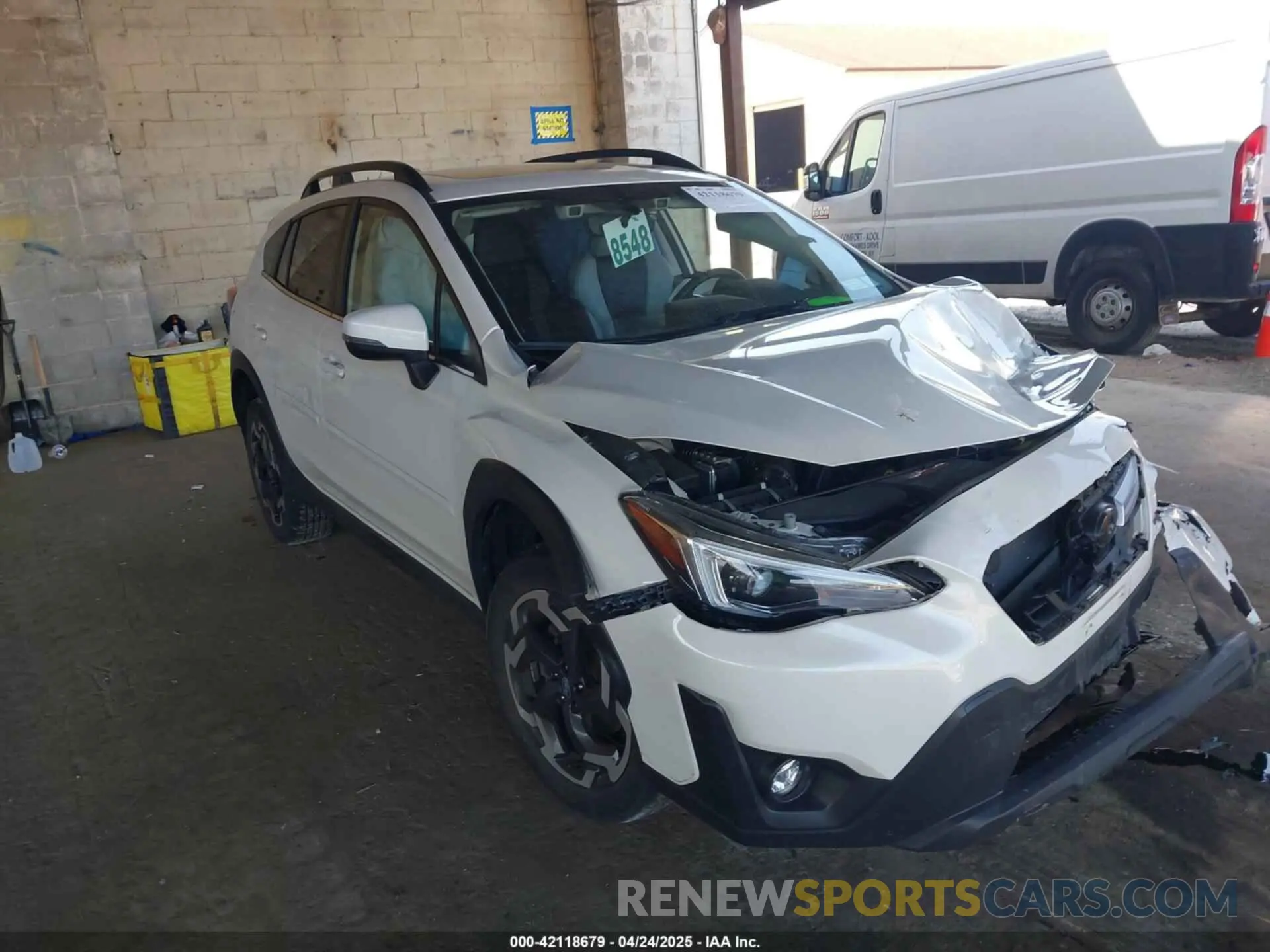 1 Photograph of a damaged car JF2GTHNC8M8330064 SUBARU CROSSTREK 2021