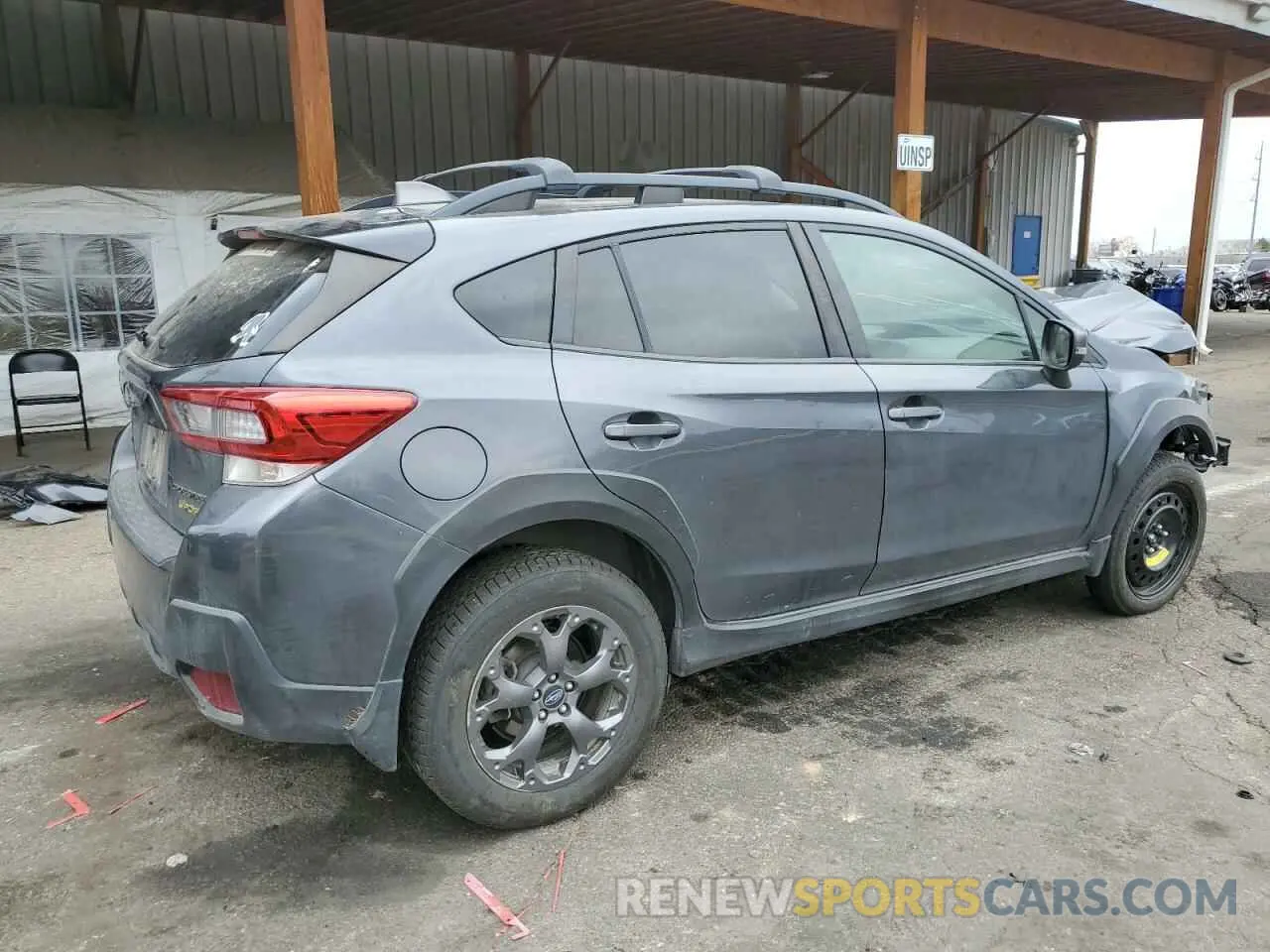 3 Photograph of a damaged car JF2GTHRC0MH325385 SUBARU CROSSTREK 2021