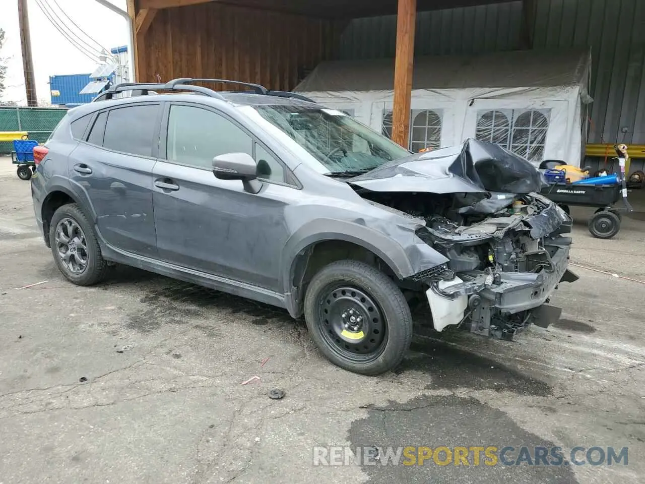 4 Photograph of a damaged car JF2GTHRC0MH325385 SUBARU CROSSTREK 2021