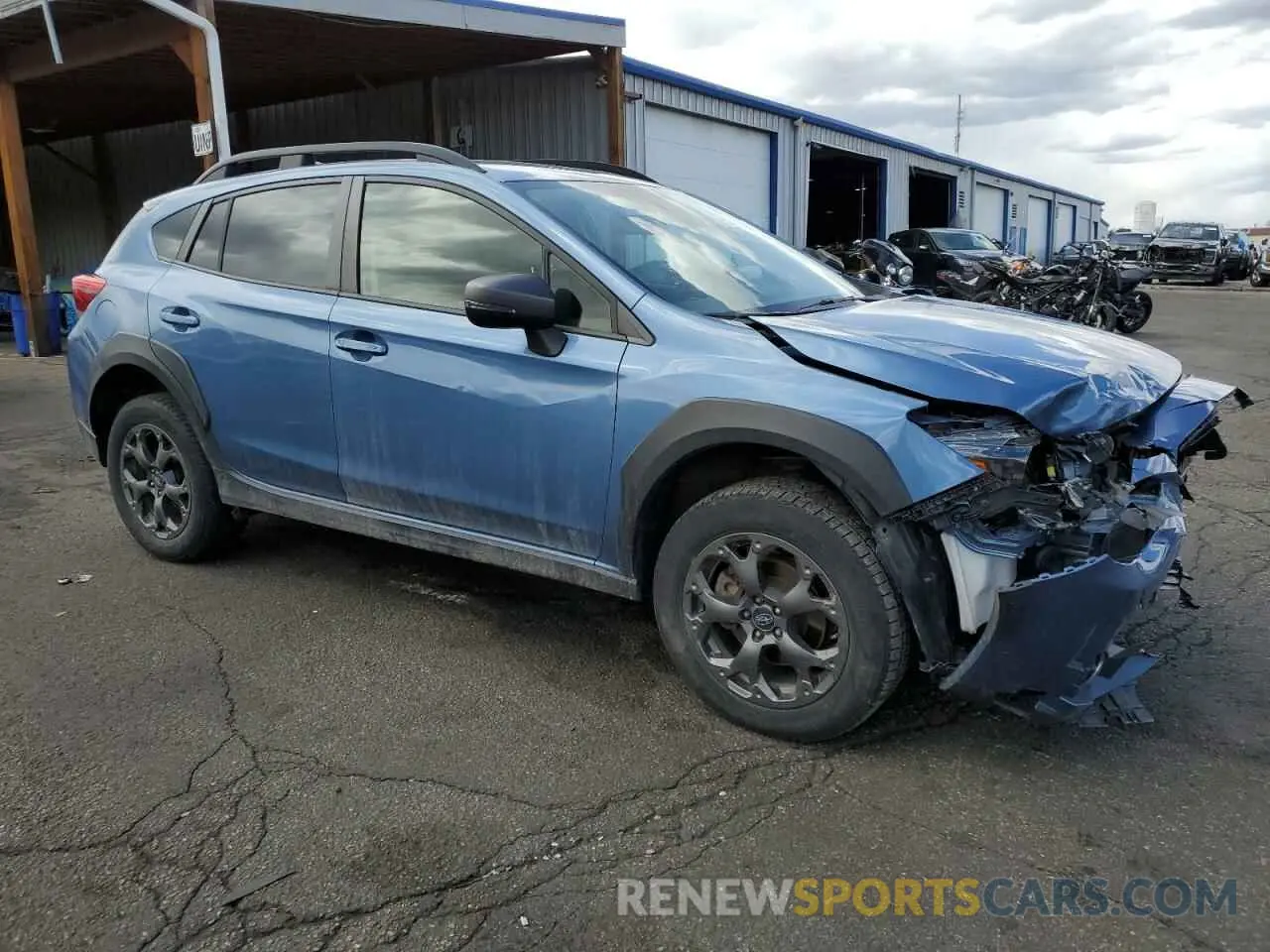 4 Photograph of a damaged car JF2GTHRC2MH377228 SUBARU CROSSTREK 2021