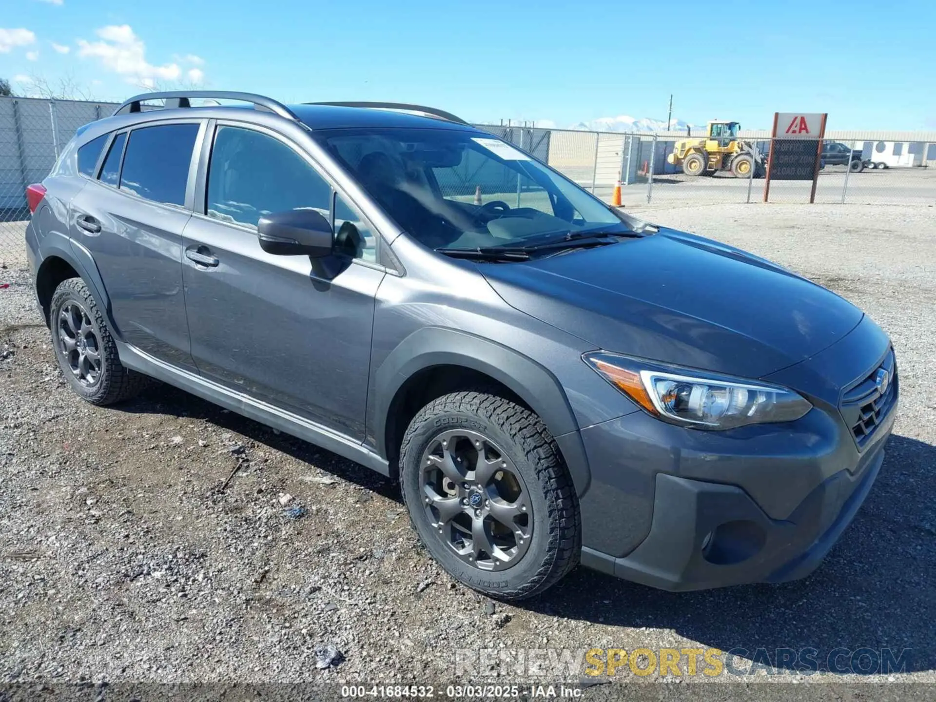 1 Photograph of a damaged car JF2GTHRC3MH665906 SUBARU CROSSTREK 2021