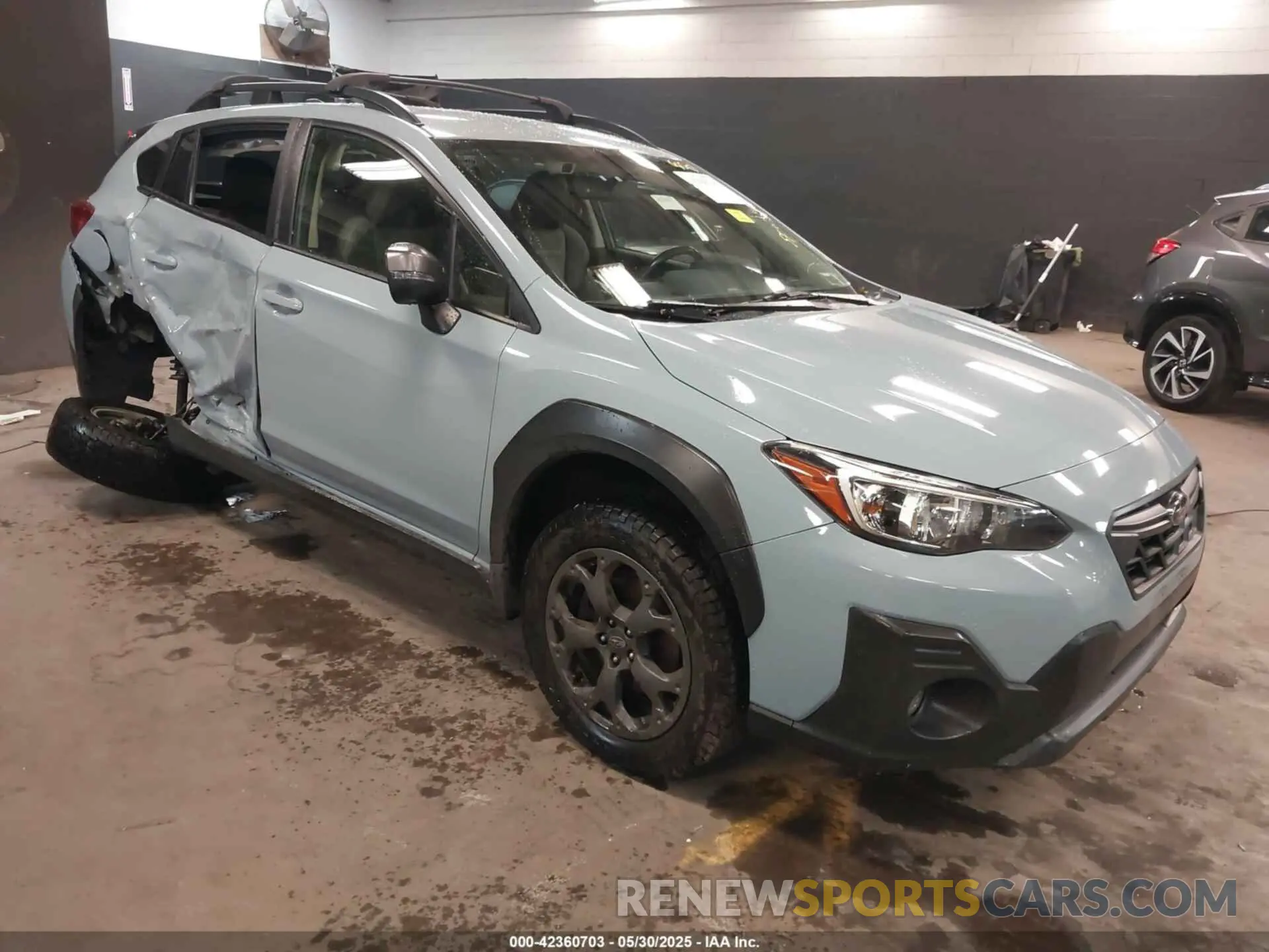 1 Photograph of a damaged car JF2GTHRC4MH249735 SUBARU CROSSTREK 2021