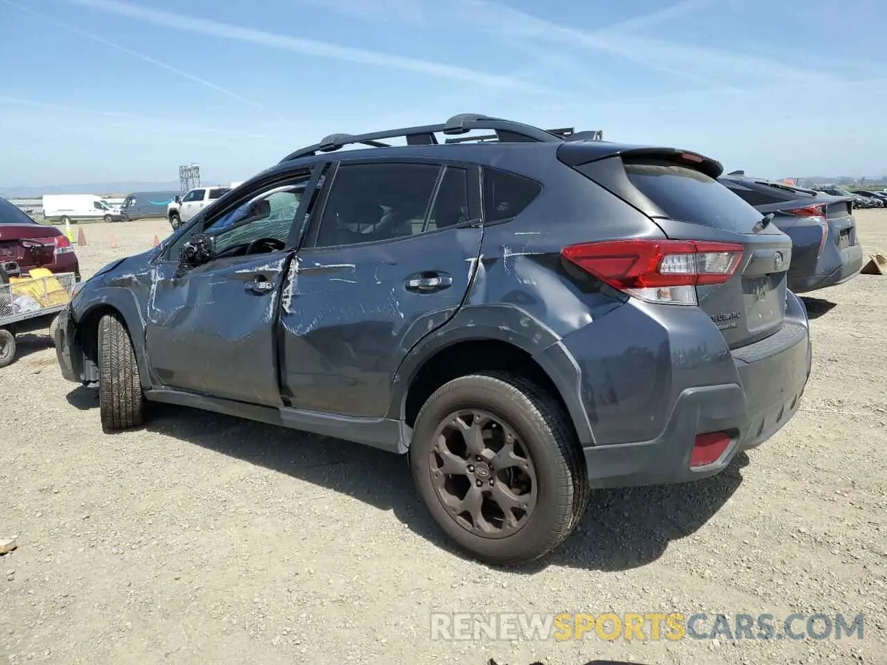 2 Photograph of a damaged car JF2GTHRC5MH331019 SUBARU CROSSTREK 2021