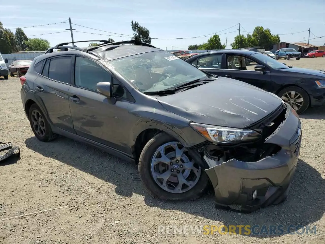 4 Photograph of a damaged car JF2GTHRC5MH331019 SUBARU CROSSTREK 2021