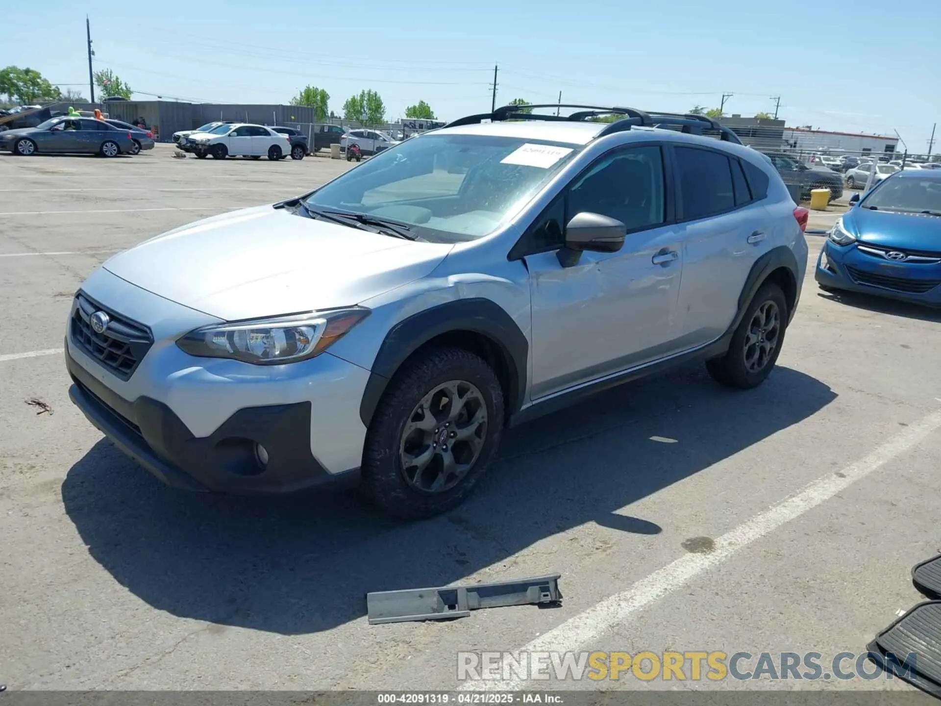 2 Photograph of a damaged car JF2GTHRC7MH338151 SUBARU CROSSTREK 2021