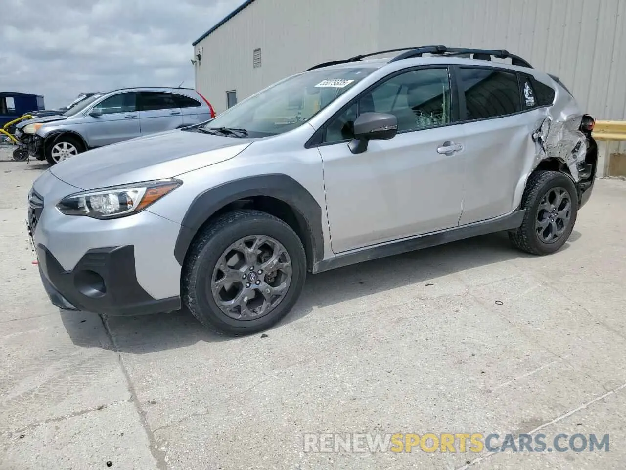 1 Photograph of a damaged car JF2GTHRCXMH222443 SUBARU CROSSTREK 2021