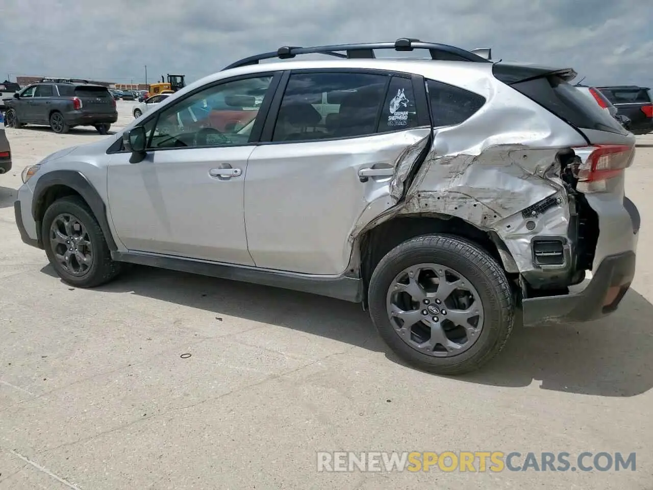 2 Photograph of a damaged car JF2GTHRCXMH222443 SUBARU CROSSTREK 2021