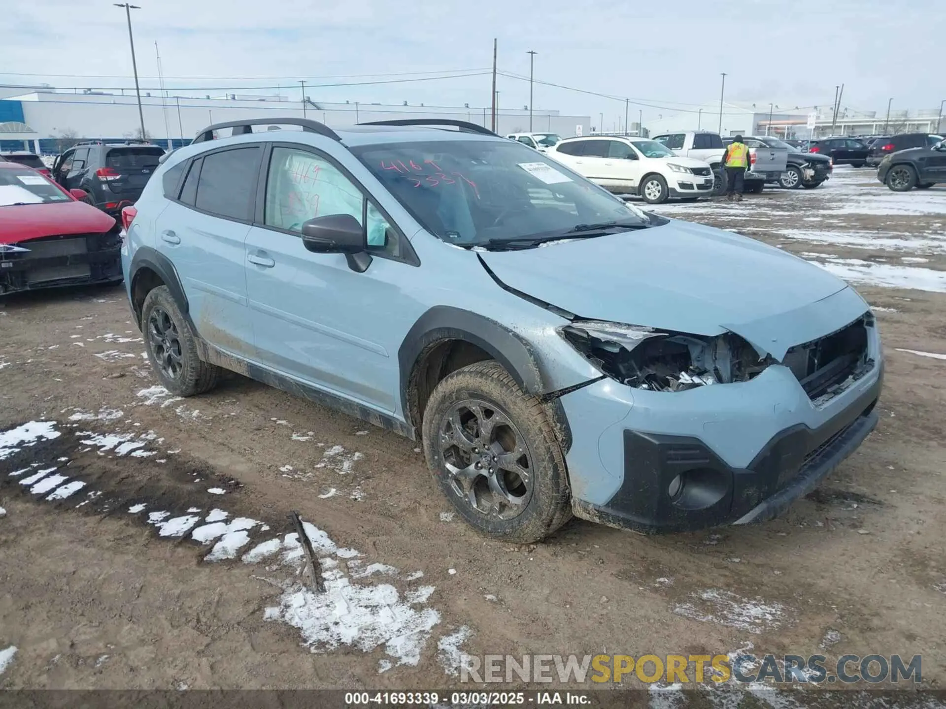 1 Photograph of a damaged car JF2GTHSC0MH219772 SUBARU CROSSTREK 2021