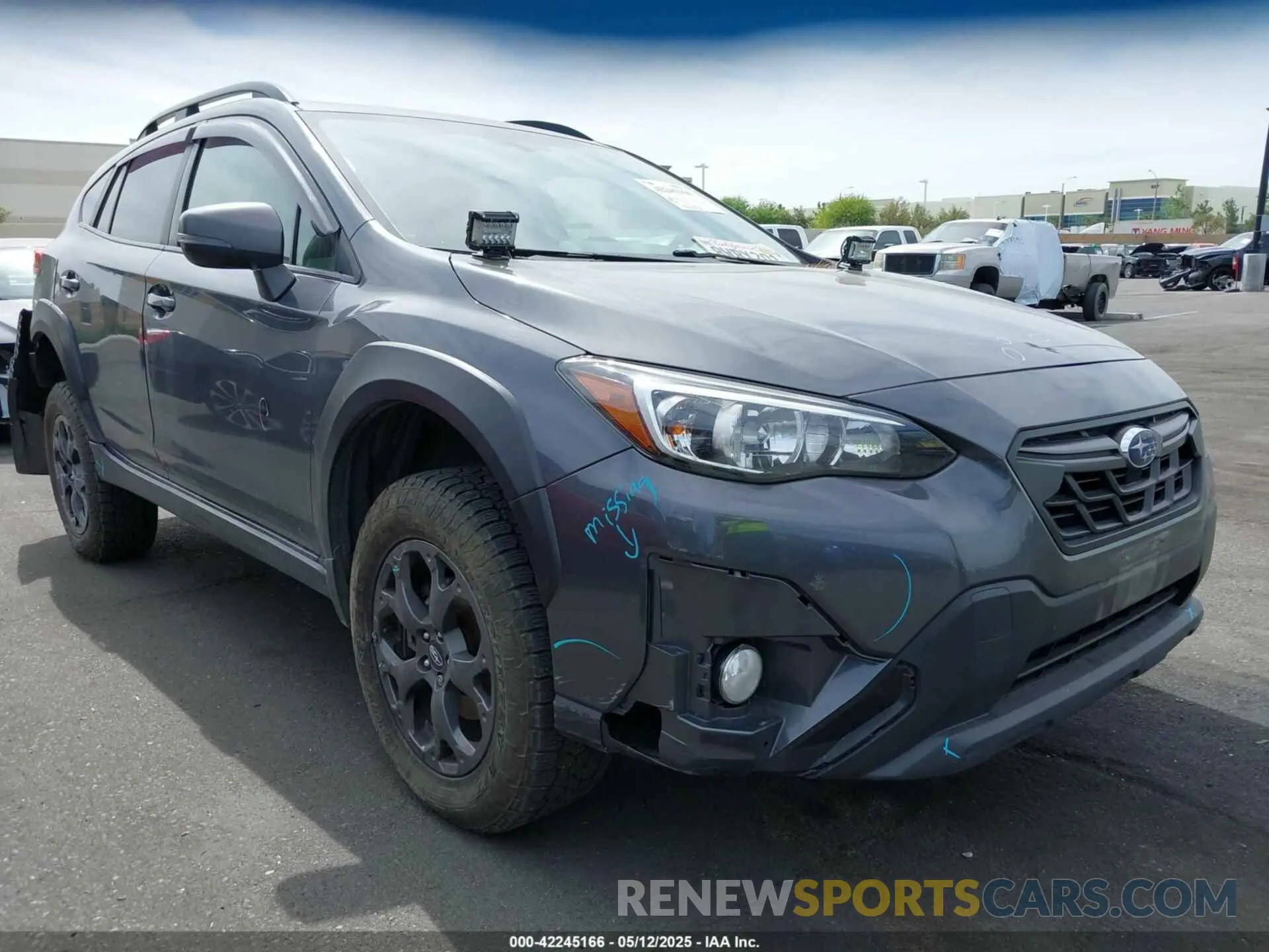 1 Photograph of a damaged car JF2GTHSC0MH269569 SUBARU CROSSTREK 2021