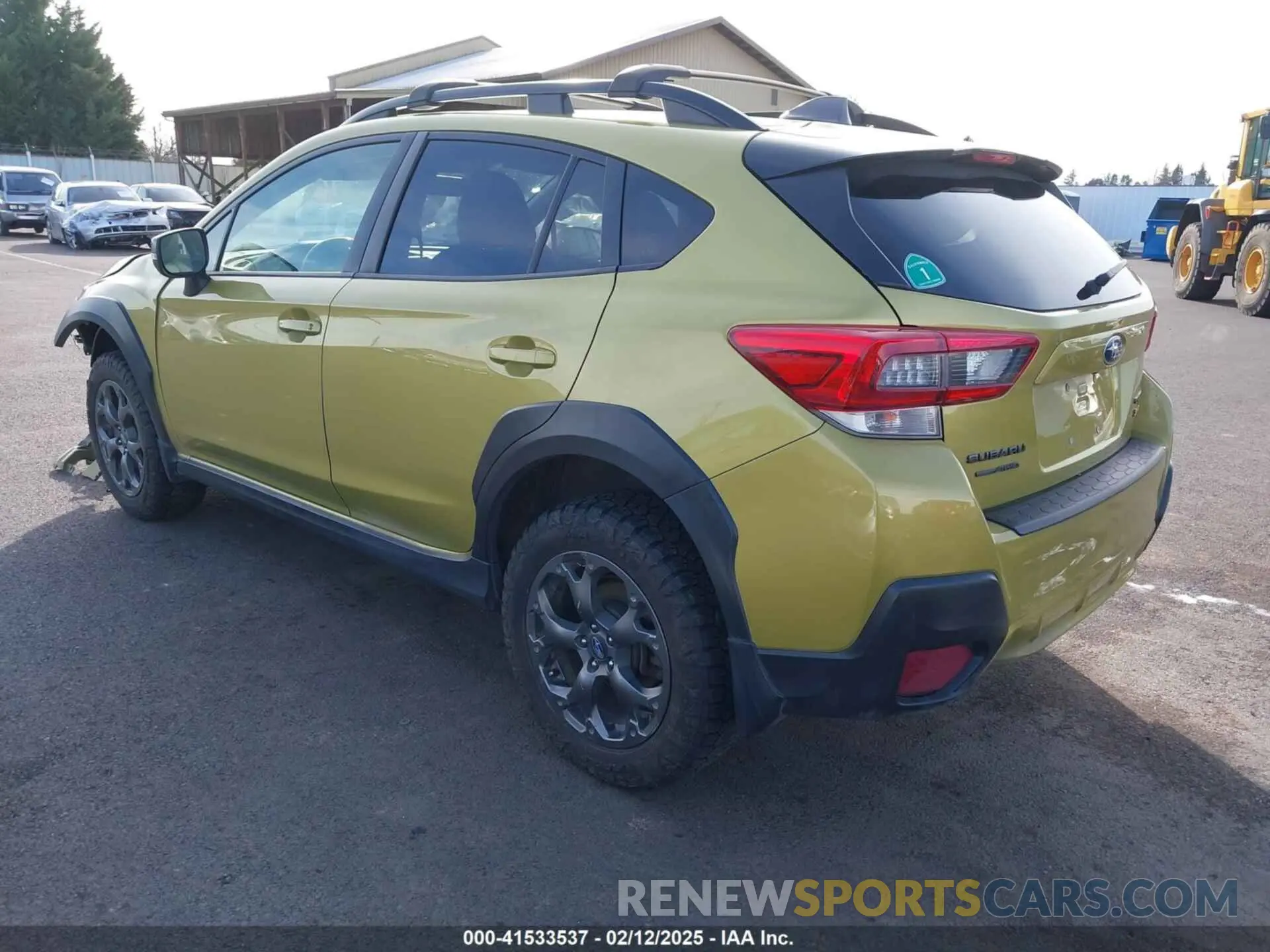 3 Photograph of a damaged car JF2GTHSC0MH318091 SUBARU CROSSTREK 2021
